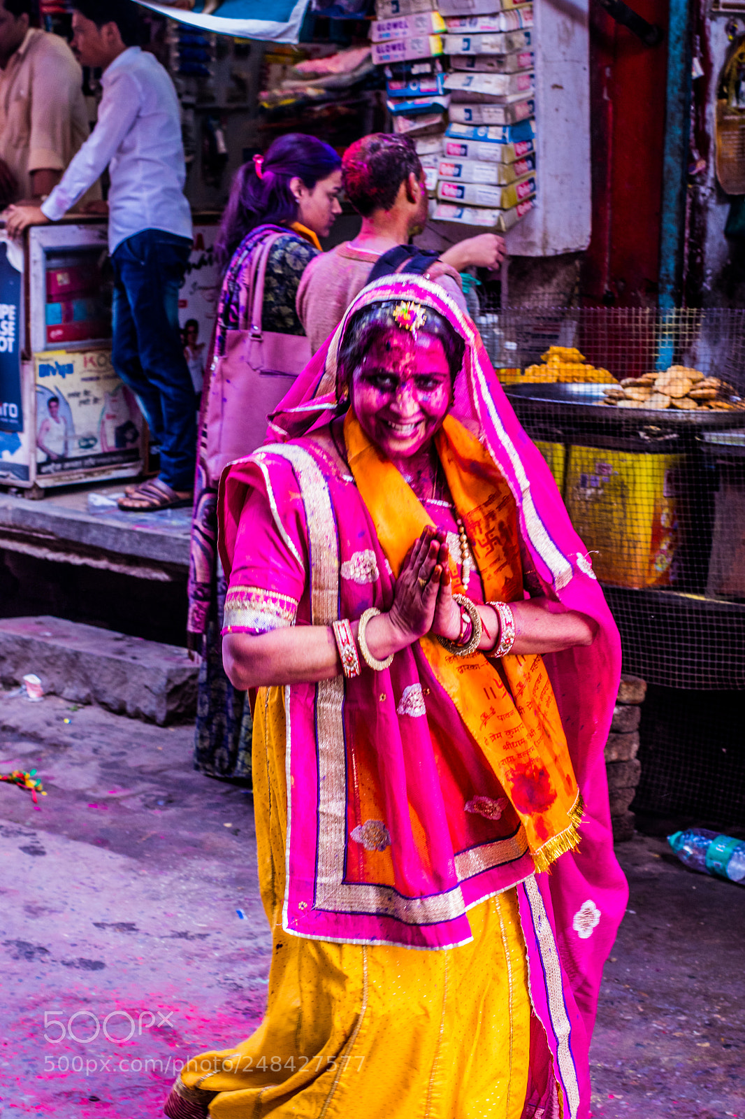 Nikon D5300 sample photo. Vraindavan holi photography