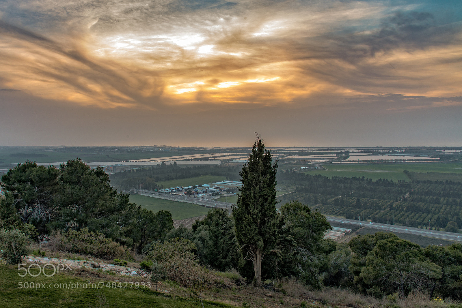 Nikon D610 sample photo. Sunset over the valley photography