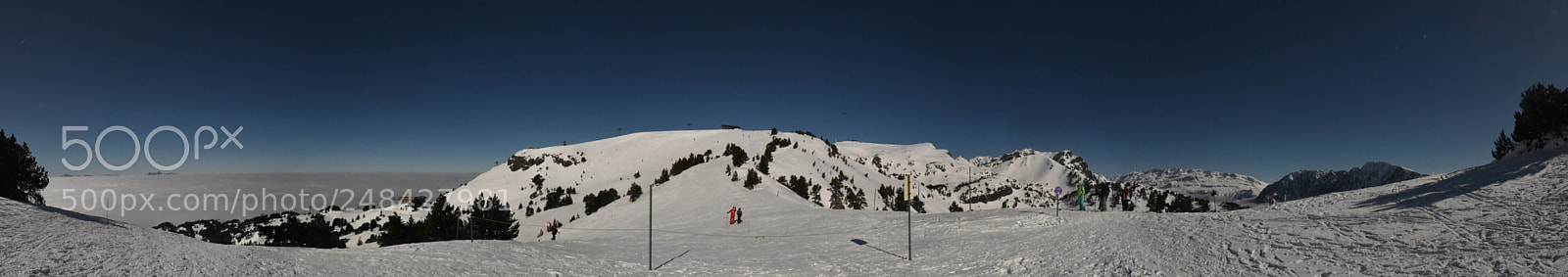 Nikon D500 sample photo. Panorama de chamrousse photography