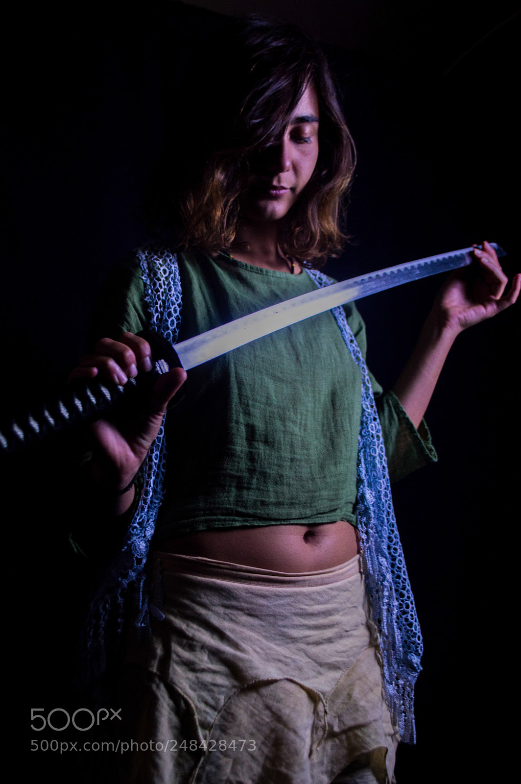 Nikon D3200 sample photo. Girl with a sword 2 photography