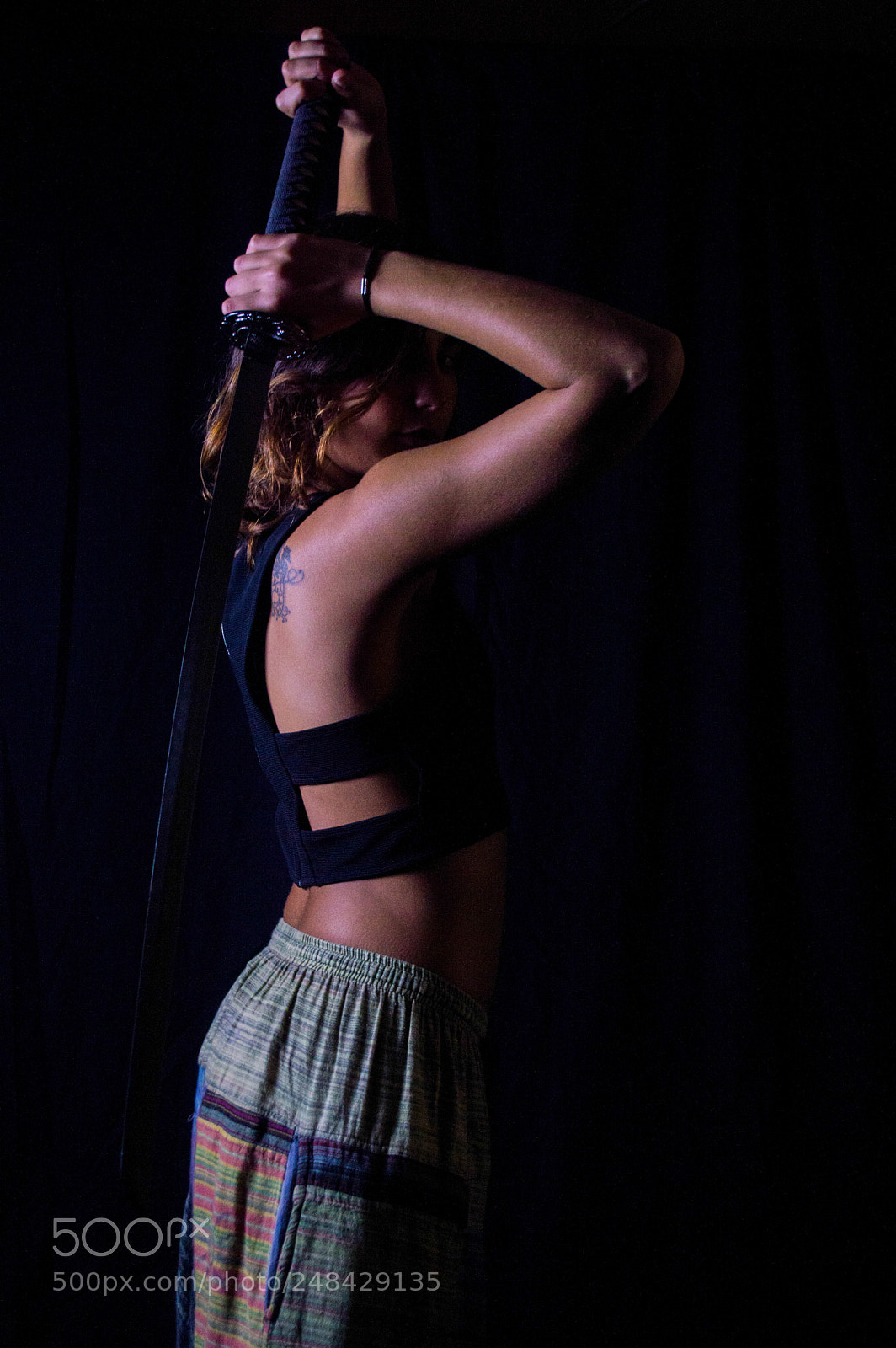 Nikon D3200 sample photo. Girl with a sword 3 photography