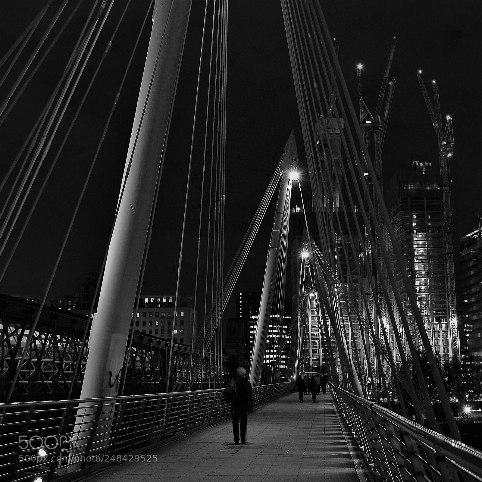 Nikon D5300 sample photo. Hungerford bridge photography