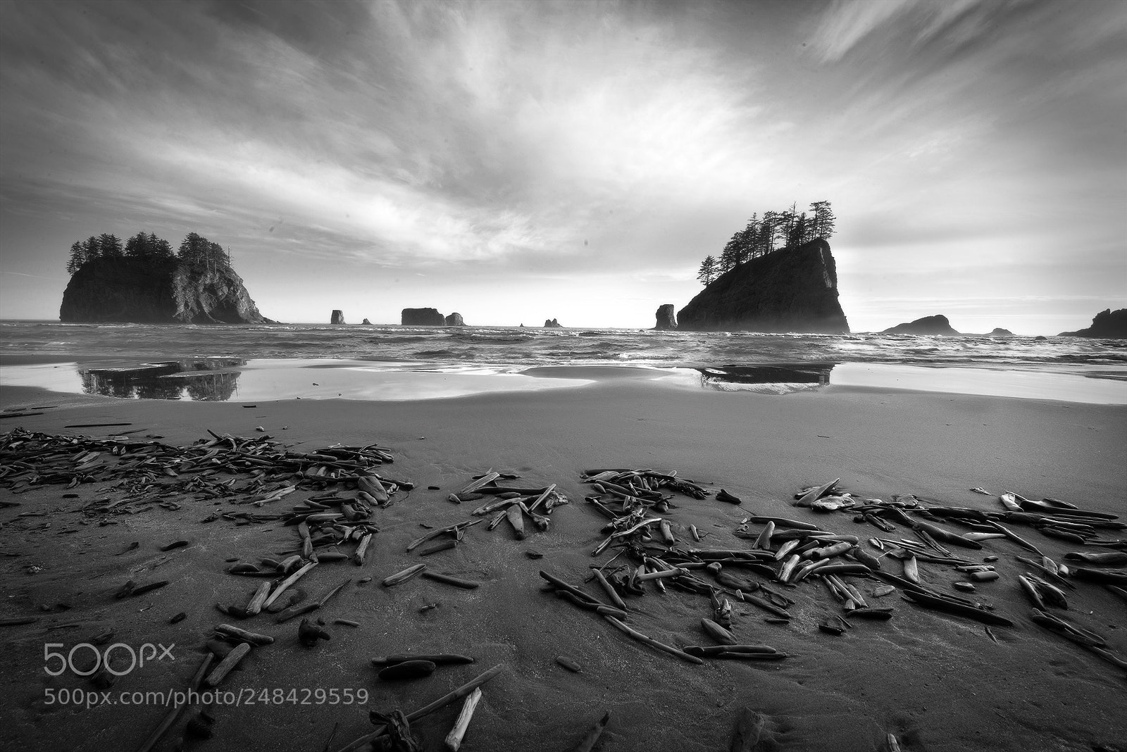 Nikon D600 sample photo. Second beach sea stacks photography