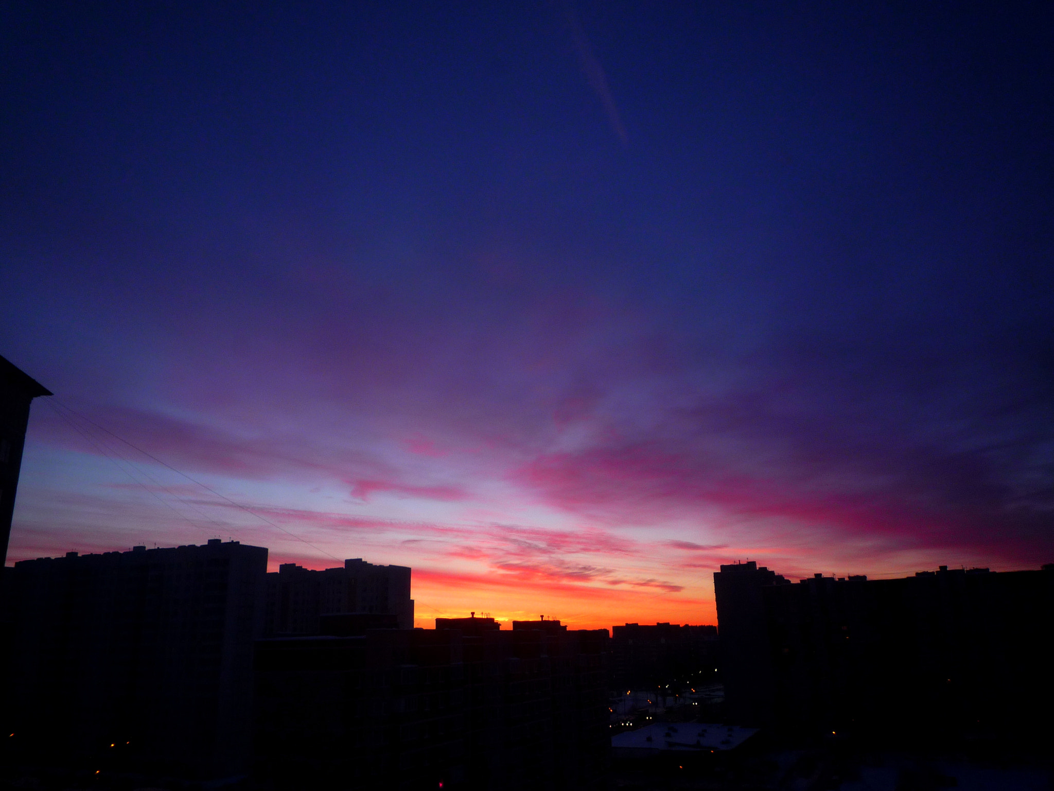 Panasonic DMC-FX500 sample photo. Amazing sky. early morning #2 photography