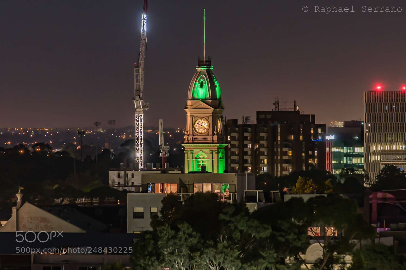 Sony a6300 sample photo. West melbourne suburbs skyline photography