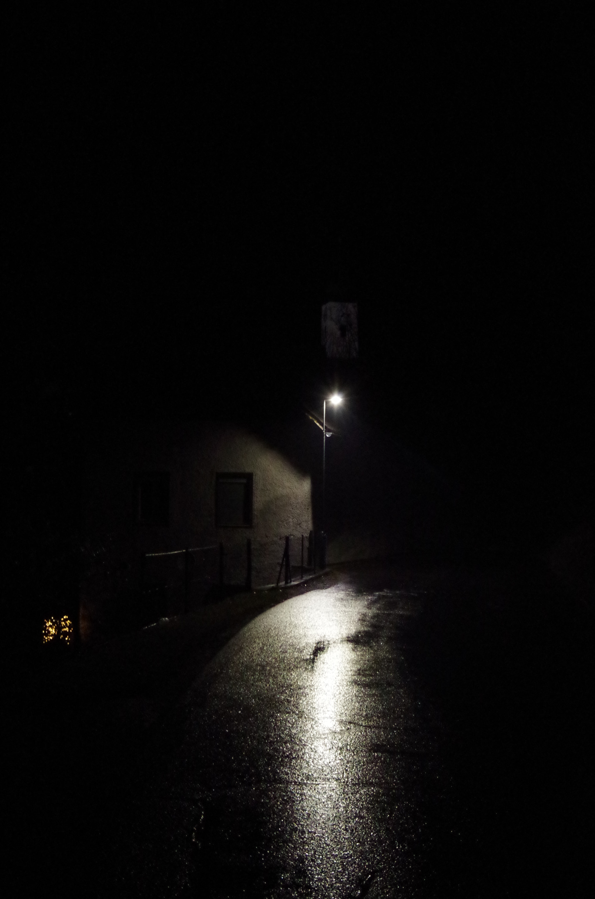 Pentax K-30 sample photo. Wet night photography