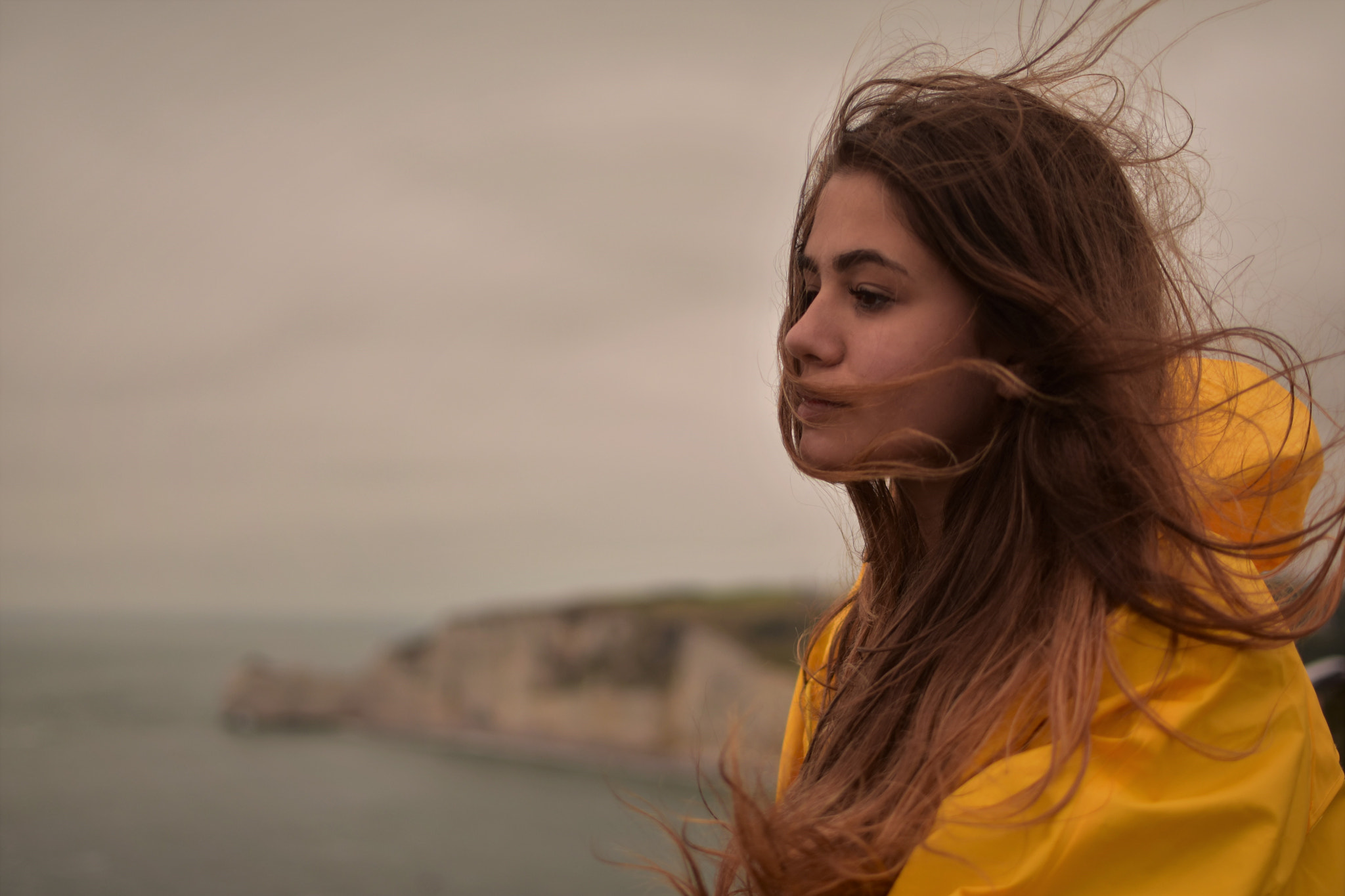 Nikon D5500 + Nikon AF-S DX Nikkor 35mm F1.8G sample photo. The wind of etretat photography