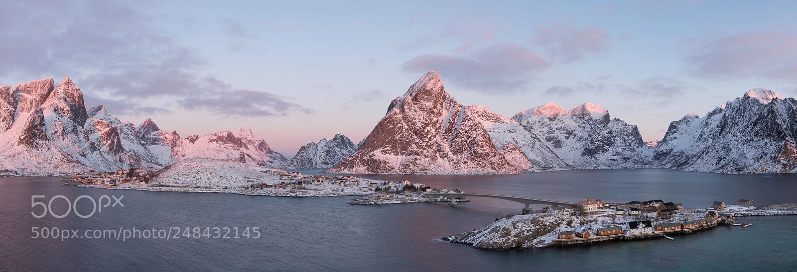 Nikon D850 sample photo. Reinefjord sunrise photography
