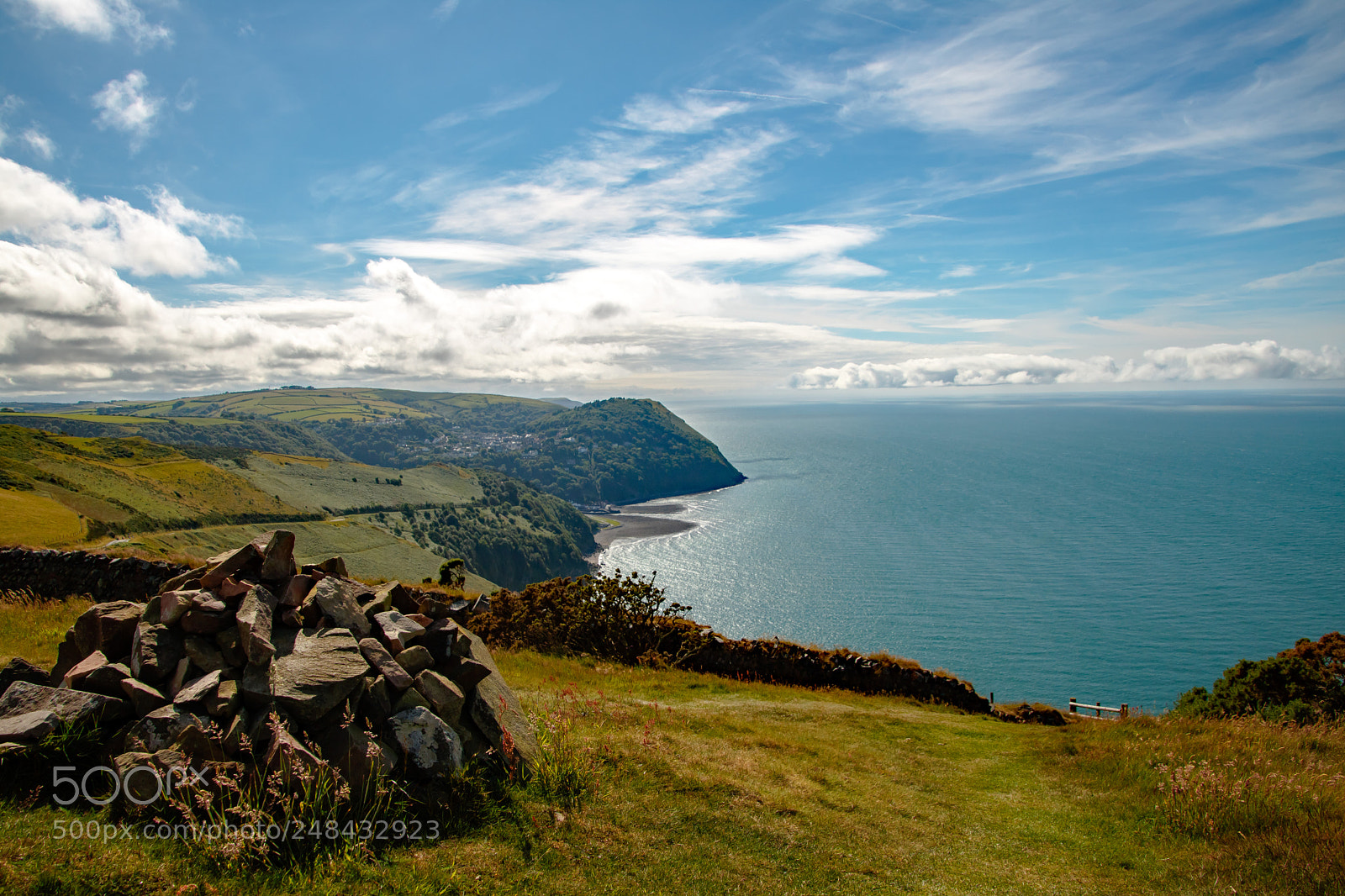 Canon EOS 760D (EOS Rebel T6s / EOS 8000D) sample photo. Lynmouth coast path photography