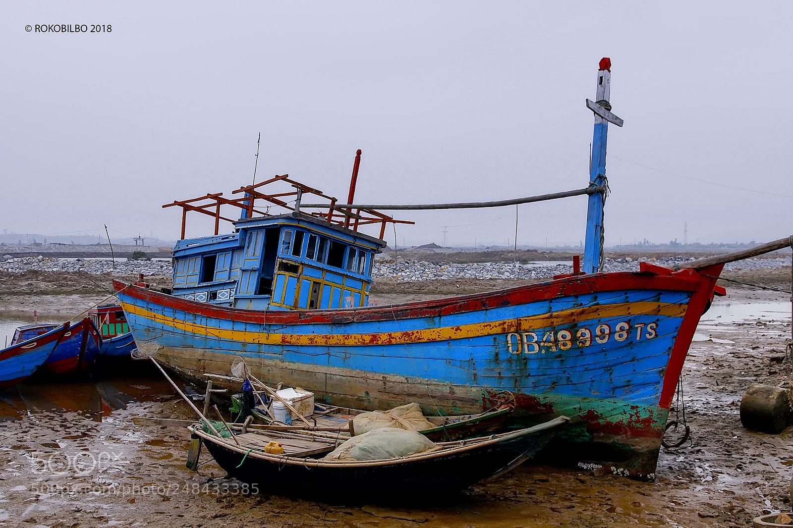 Canon EOS 50D sample photo. Vietnamese fishing boat 5 photography