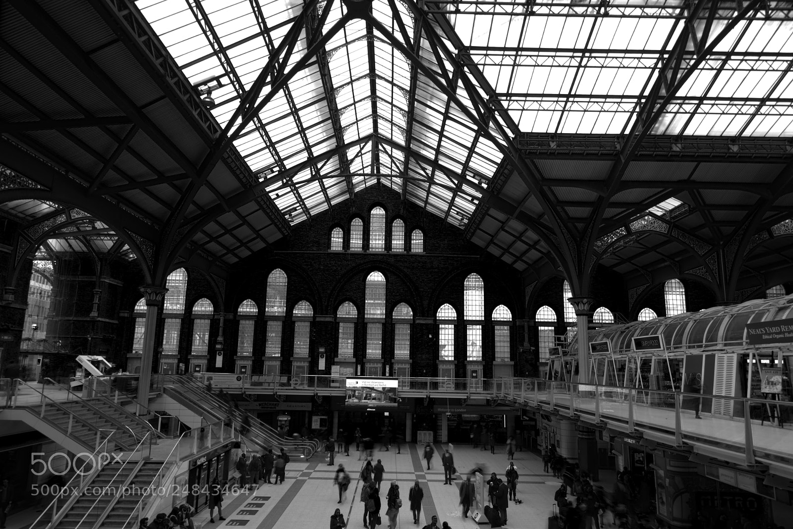 Nikon D810 sample photo. Liverpool st station photography