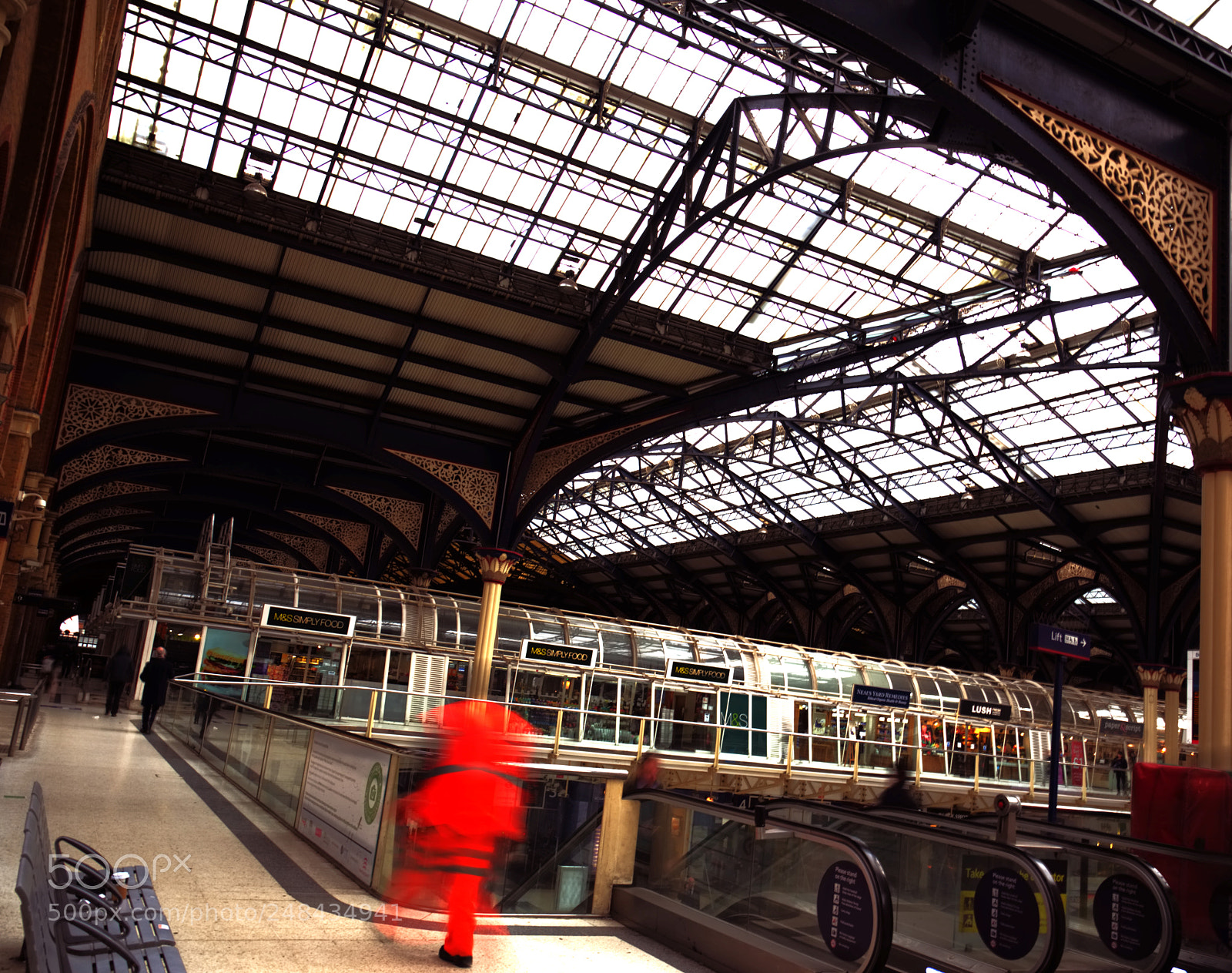 Nikon D810 sample photo. Liverpool st in colour photography