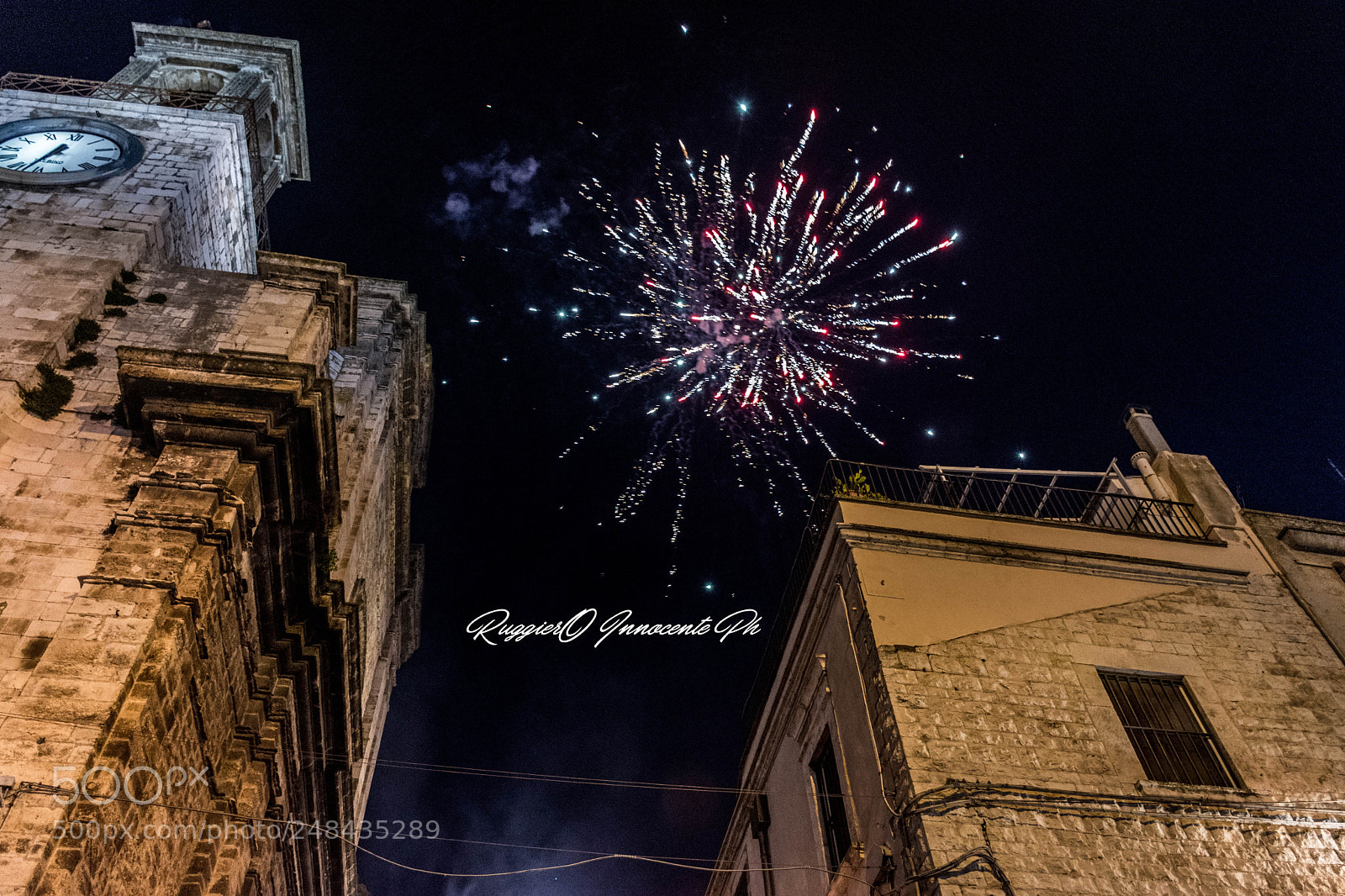 Nikon D7100 sample photo. Festa patronale bitritto,fuochi d'artificio photography