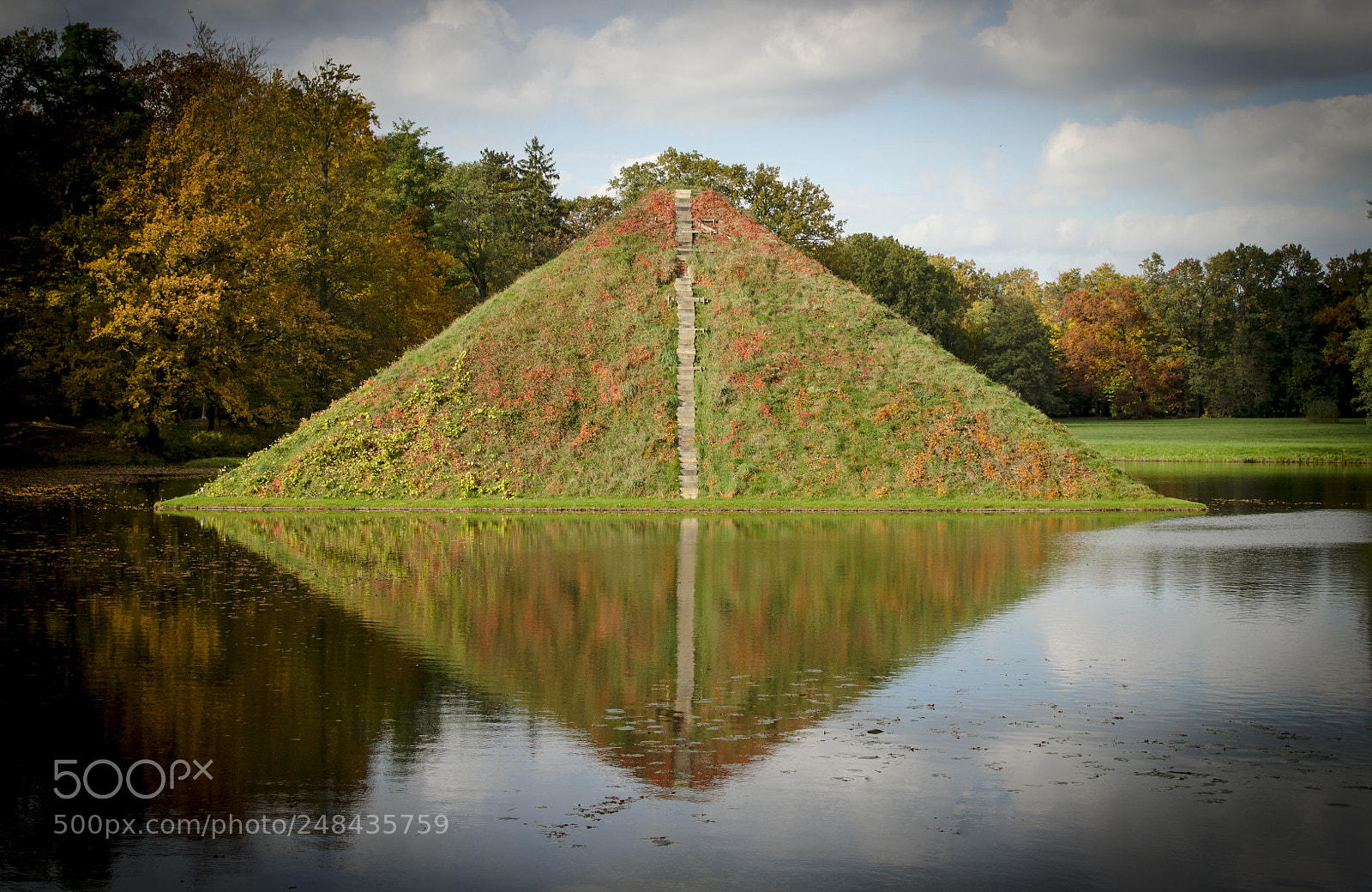 Nikon D5100 sample photo. Branitz pyramid photography
