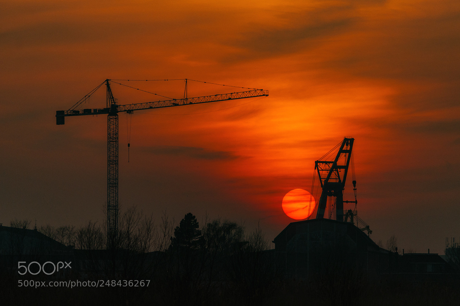 Nikon D90 sample photo. Industrial silhuettes photography