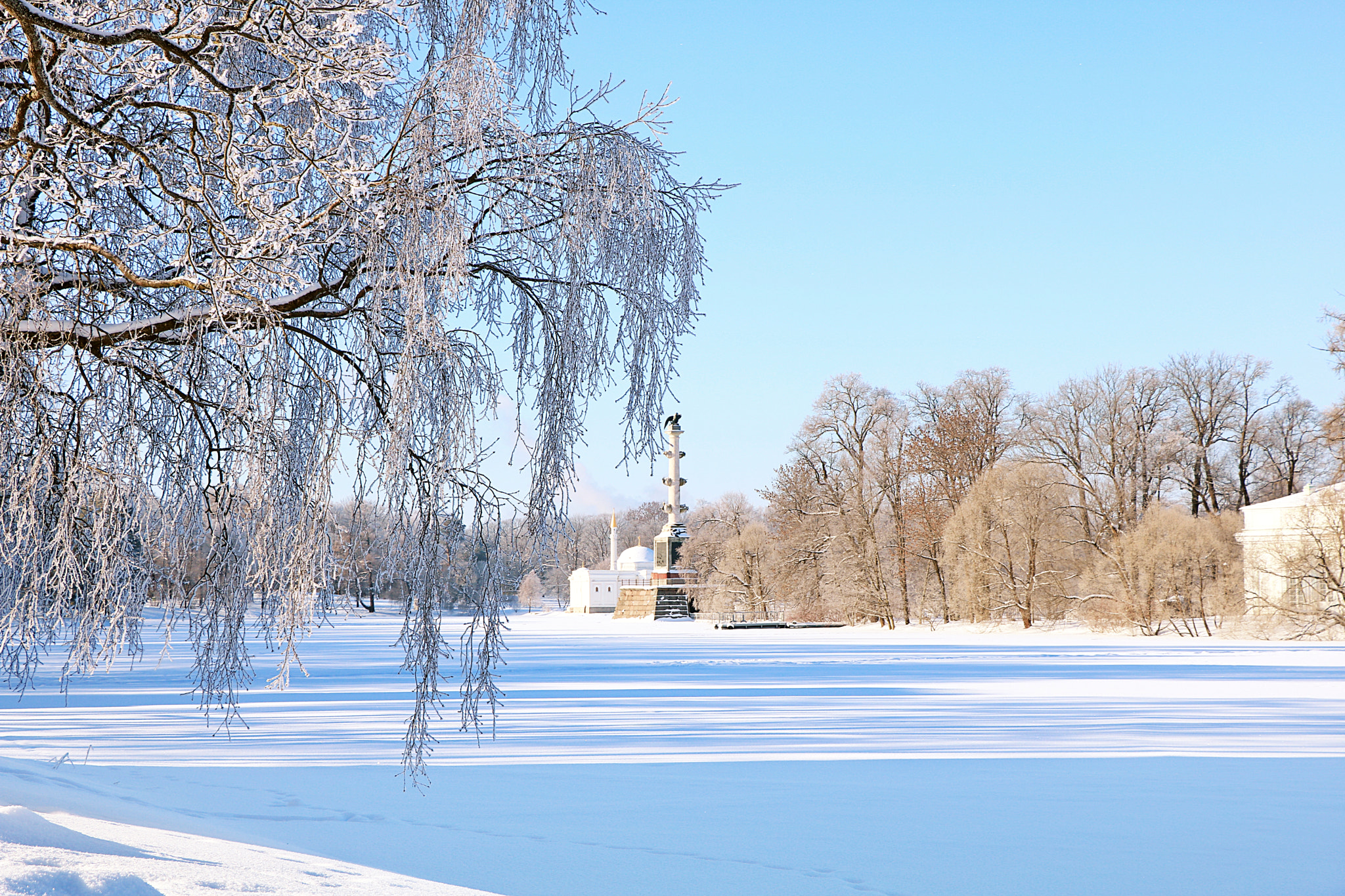 Canon EOS 750D (EOS Rebel T6i / EOS Kiss X8i) sample photo. Зима никак не хочет отступать но солнышко уже слишком яркое Царское Село photography