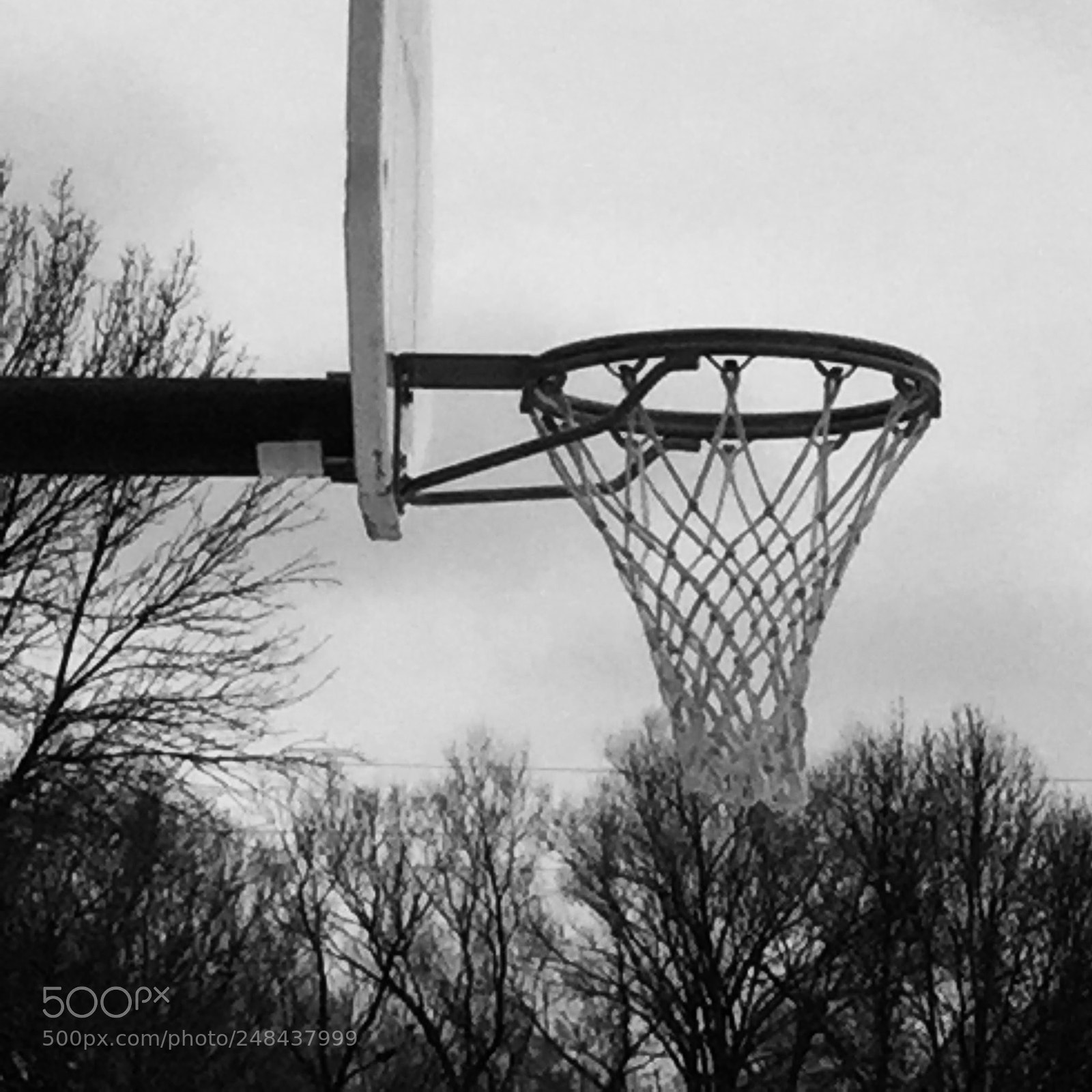 Apple iPod touch sample photo. Black and white hoop photography