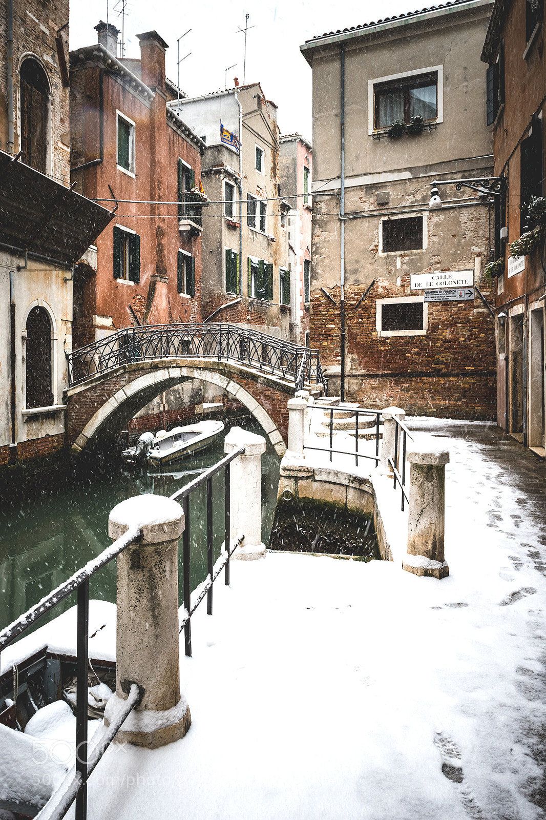 Nikon D810 sample photo. Snow in venice #2 photography
