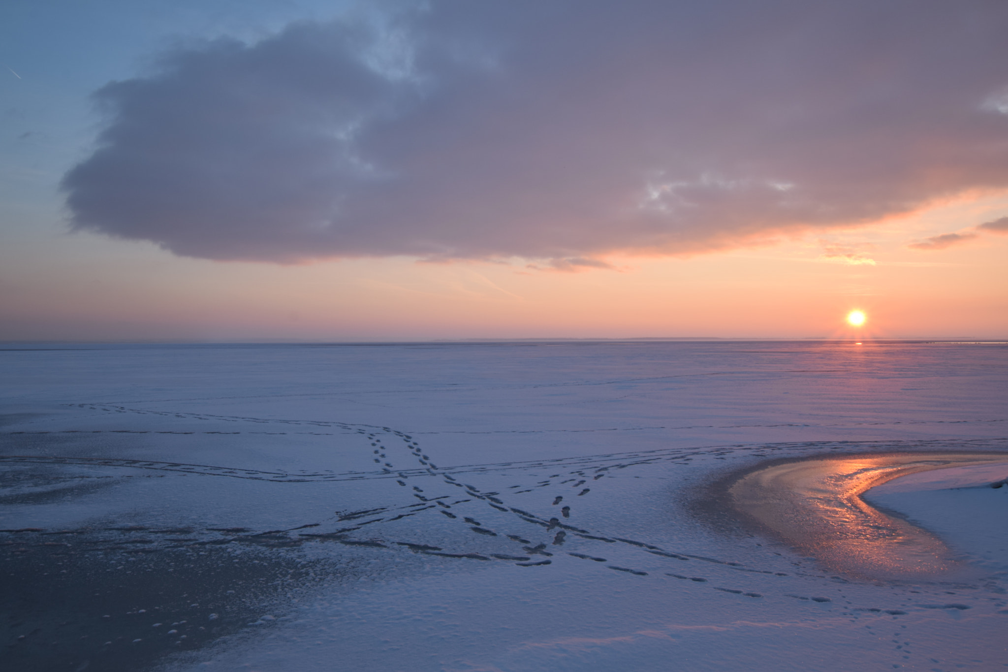 Nikon D5300 + Sigma 10-20mm F3.5 EX DC HSM sample photo. Sunset. bay of puck. baltic sea. photography