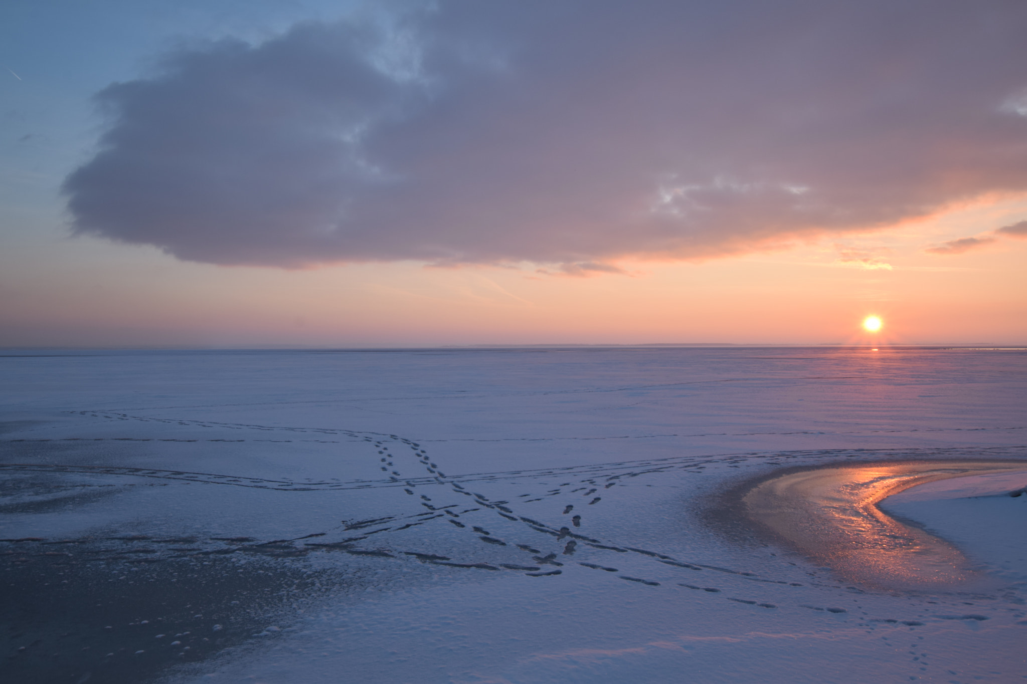 Sigma 10-20mm F3.5 EX DC HSM sample photo. Sunset. bay of puck. baltic sea. photography