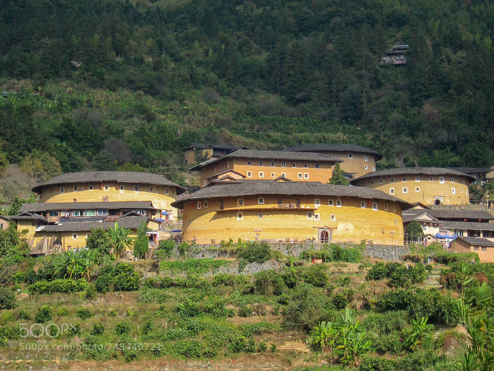 Canon PowerShot S95 sample photo. Tulou group photography