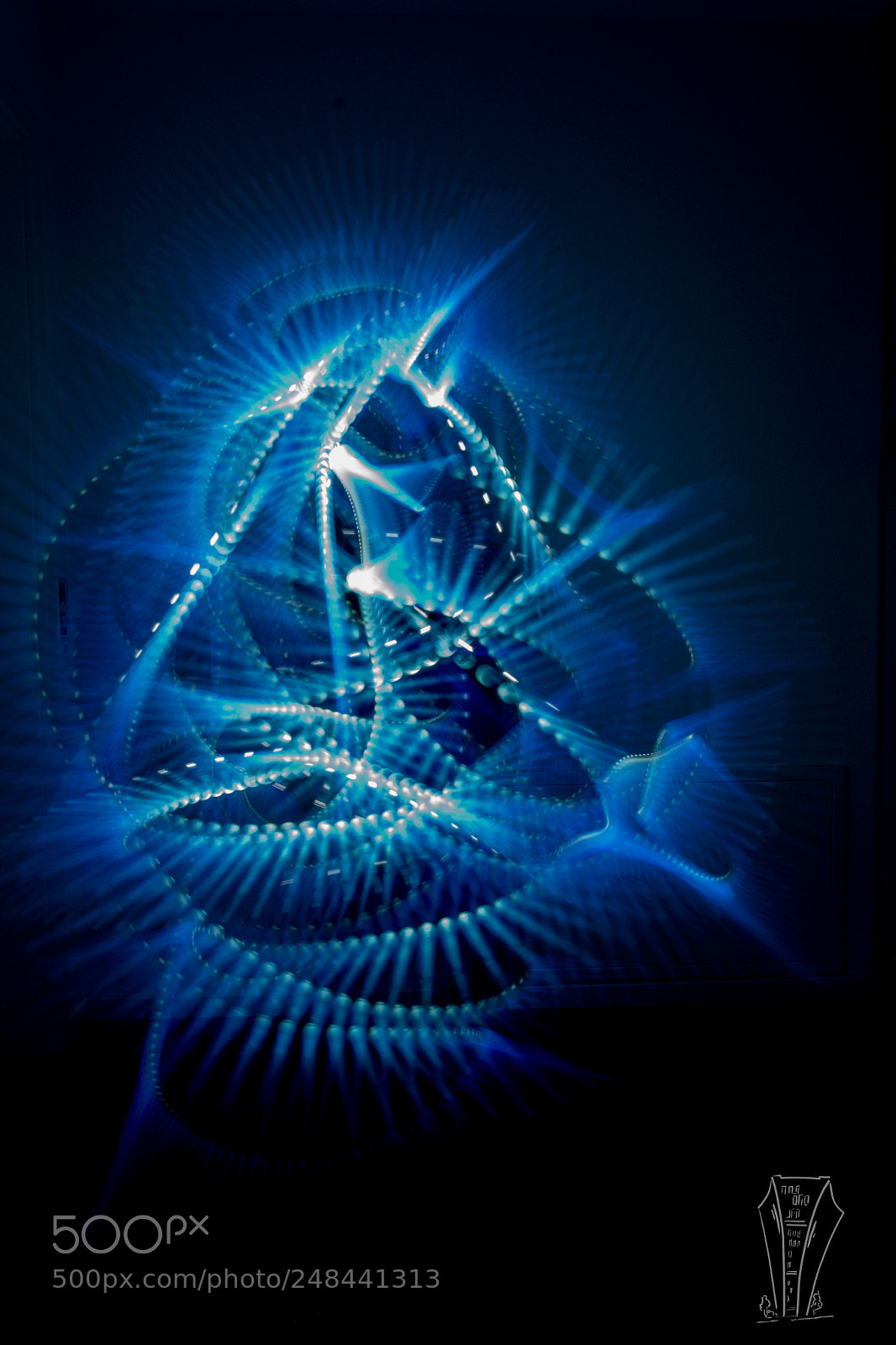 Nikon D500 sample photo. Lightshow photography
