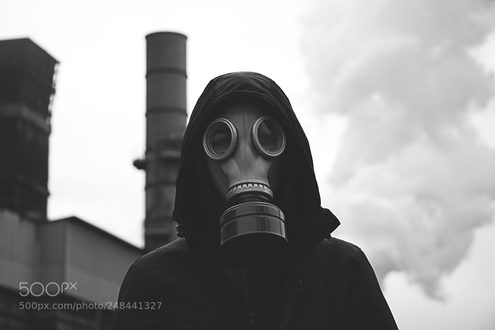 Canon EOS 80D sample photo. Gas mask photography