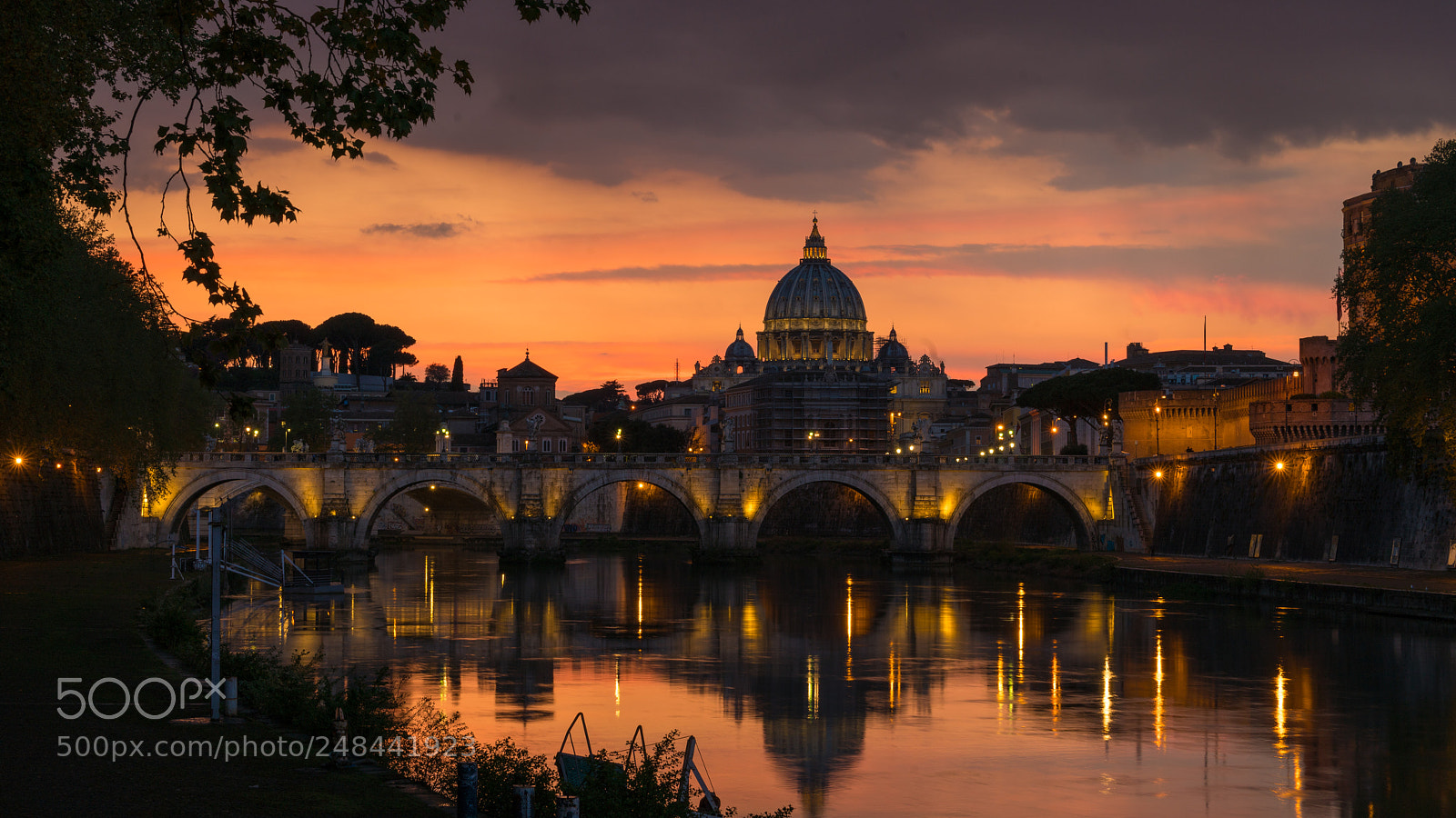 Sony a7R II sample photo. Umberto bridge sunset photography