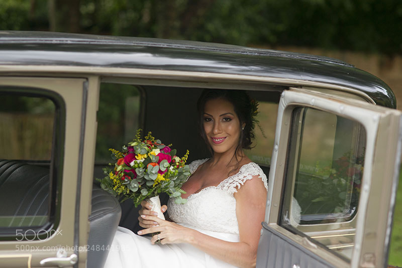 Sony Alpha DSLR-A850 sample photo. Novia llegando photography