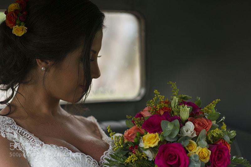 Sony Alpha DSLR-A850 sample photo. Novia llegando photography