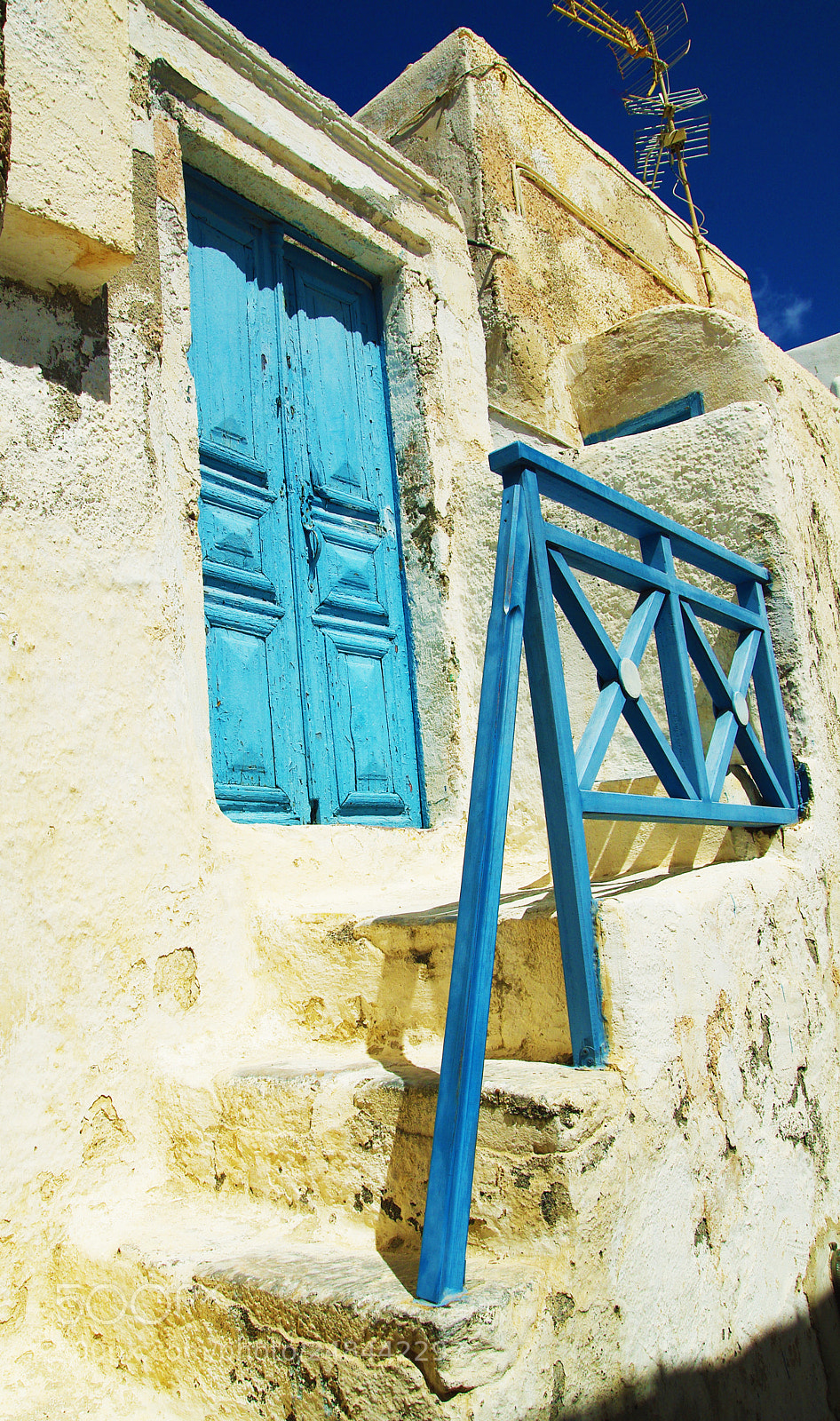 Pentax K200D sample photo. Santorini photography