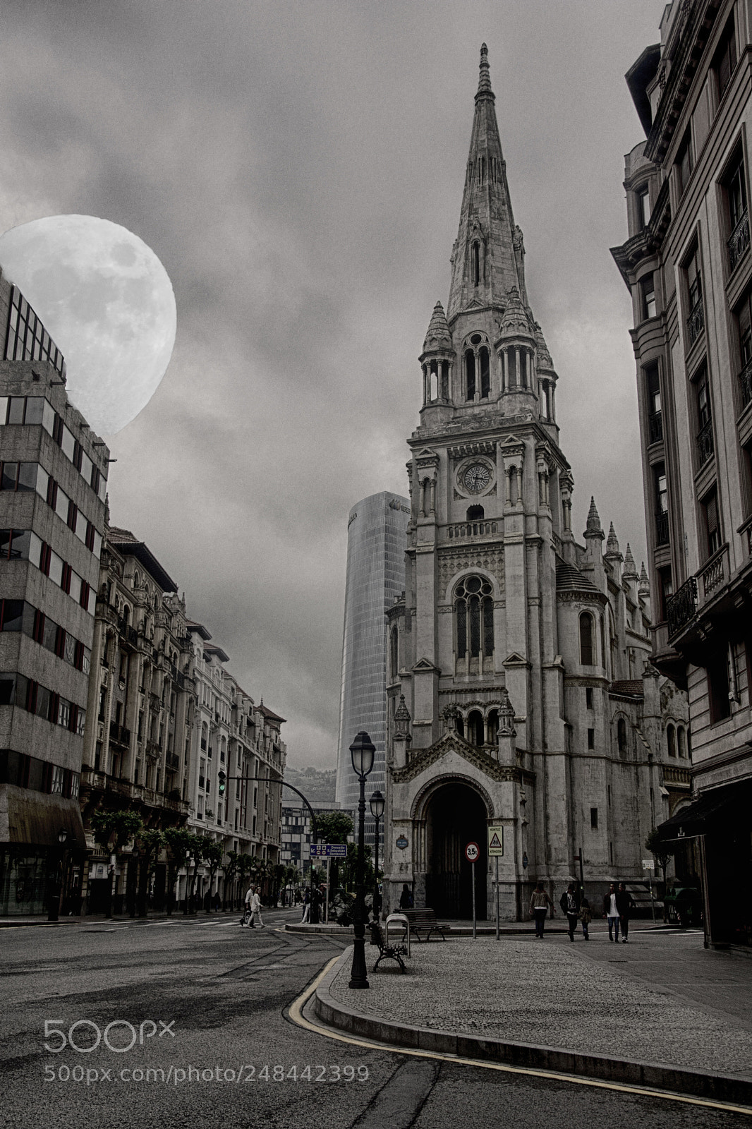 Nikon D7100 sample photo. Montaje bilbao blanco y photography