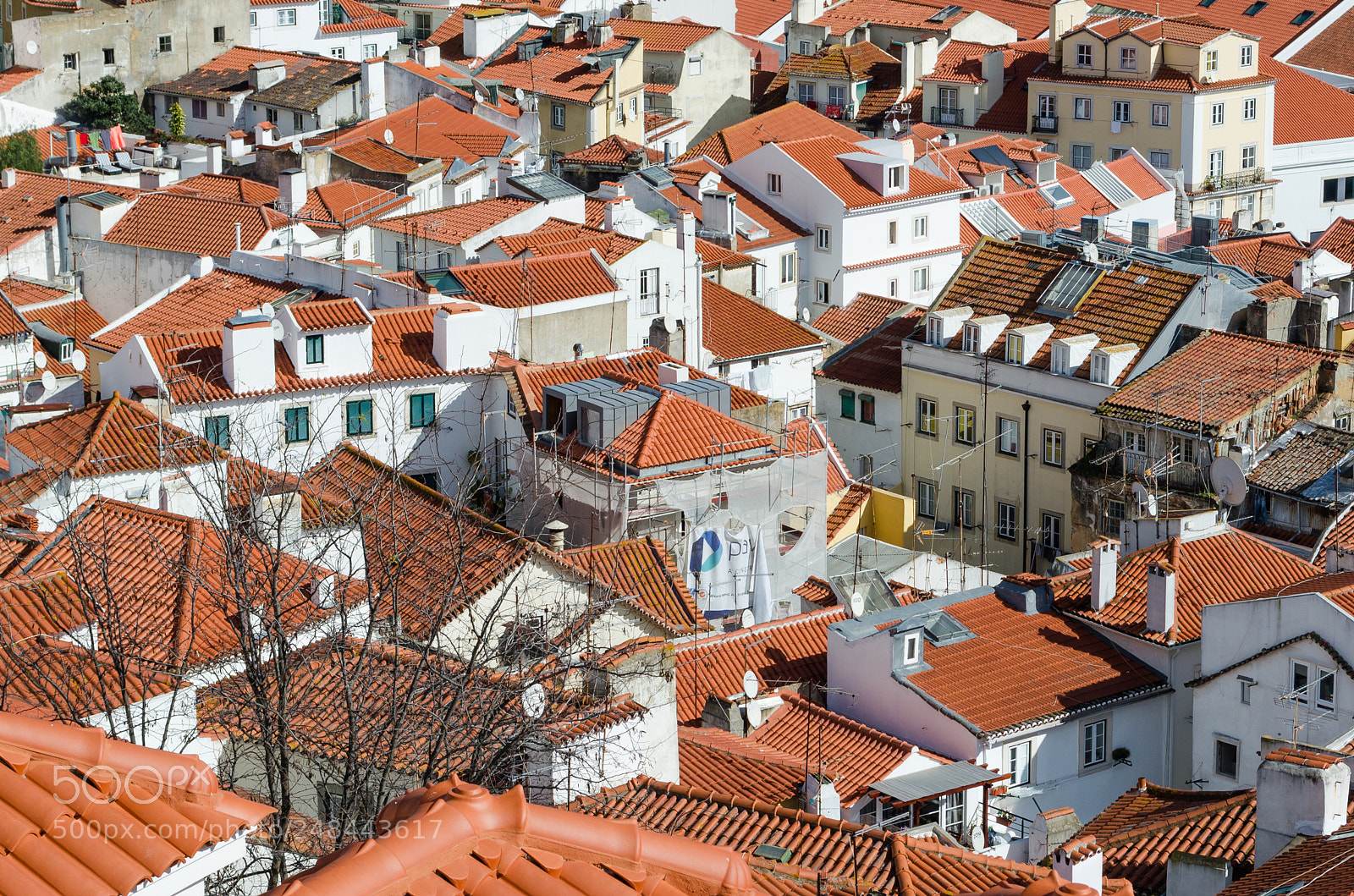 Nikon D5100 sample photo. Roofs in lisboa photography