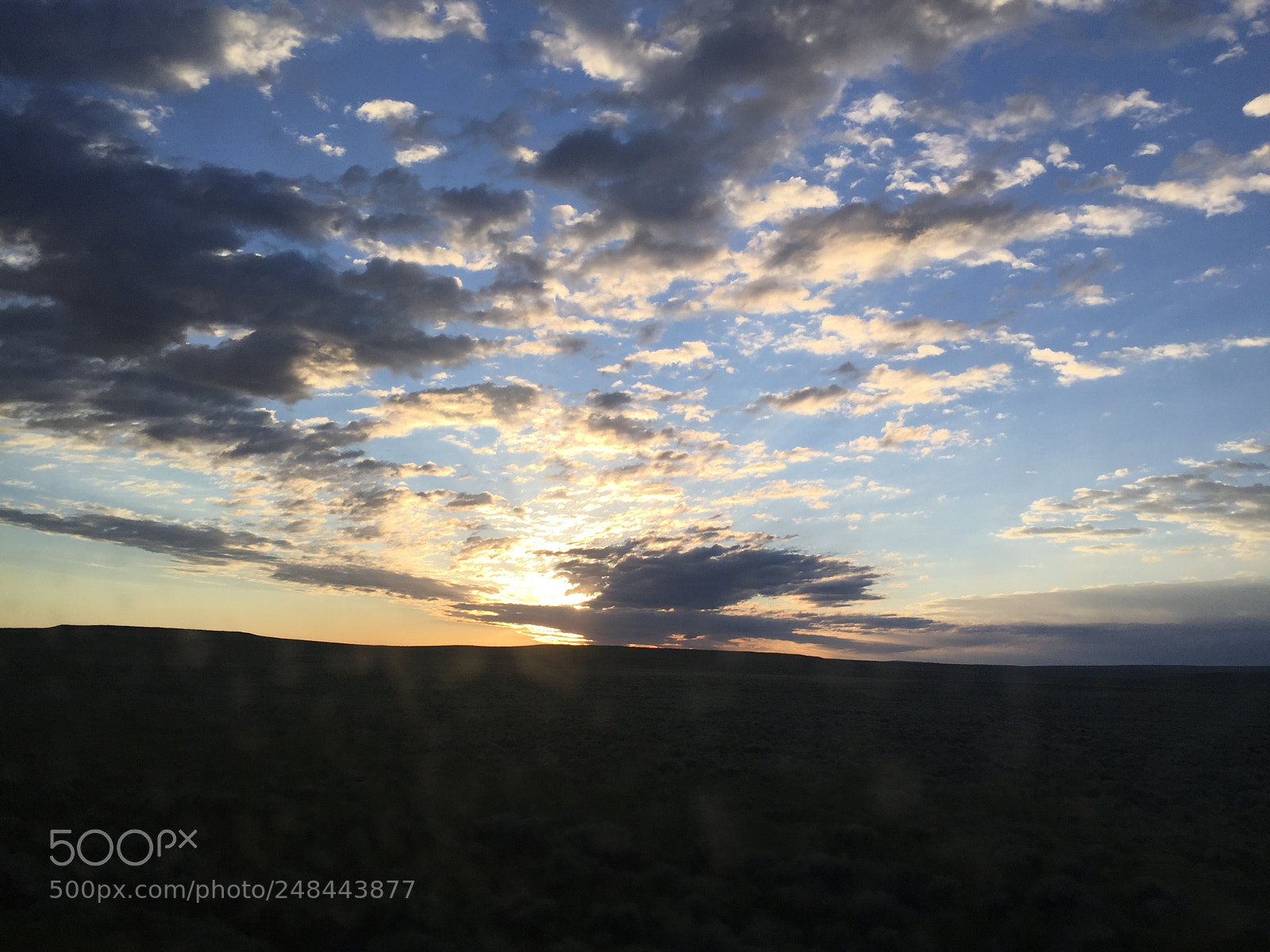 Apple iPhone 6 sample photo. Wyoming sky photography