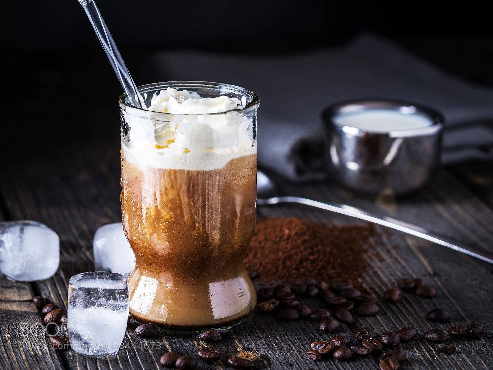 Nikon D610 sample photo. Iced coffee in small photography
