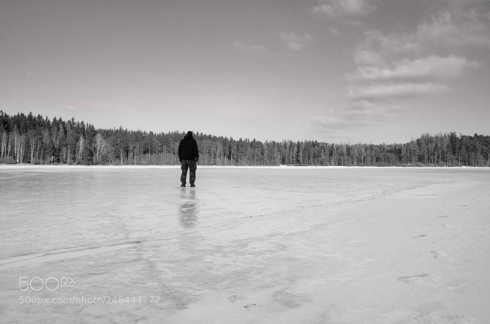 Nikon D5100 sample photo. On ice photography