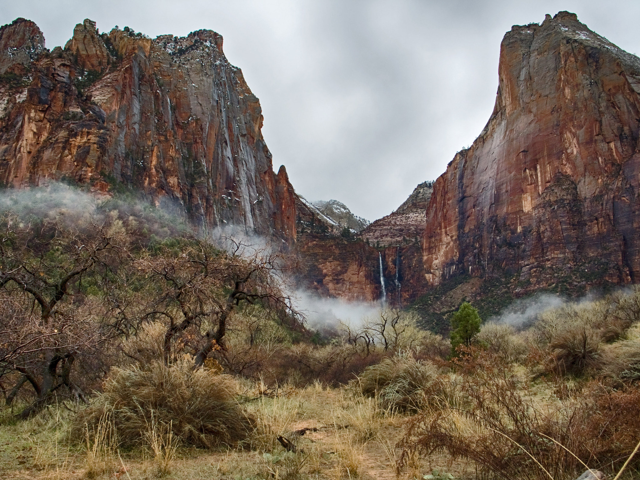 Canon POWERSHOT G6 sample photo. A cloudy day @ zion photography