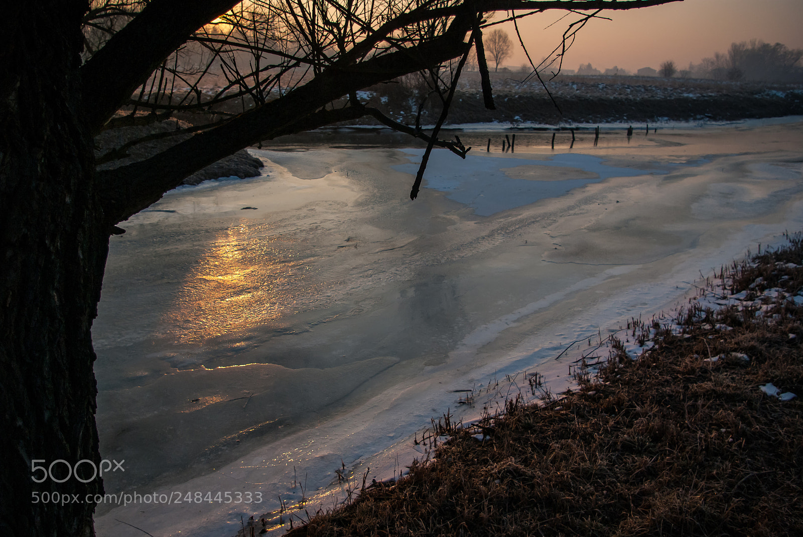 Pentax K10D sample photo. Sunrise photography