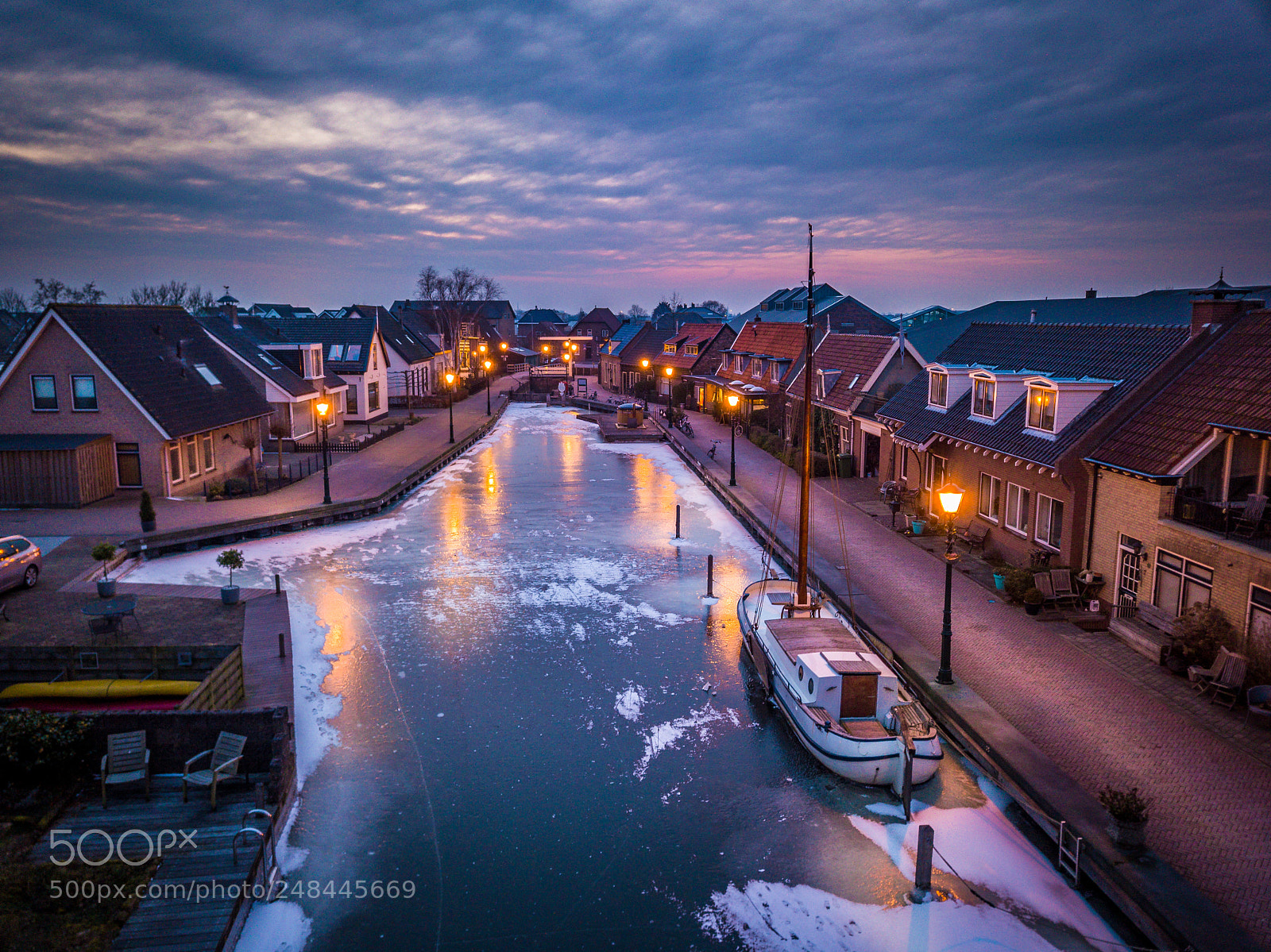 DJI FC220 sample photo. Ice photography