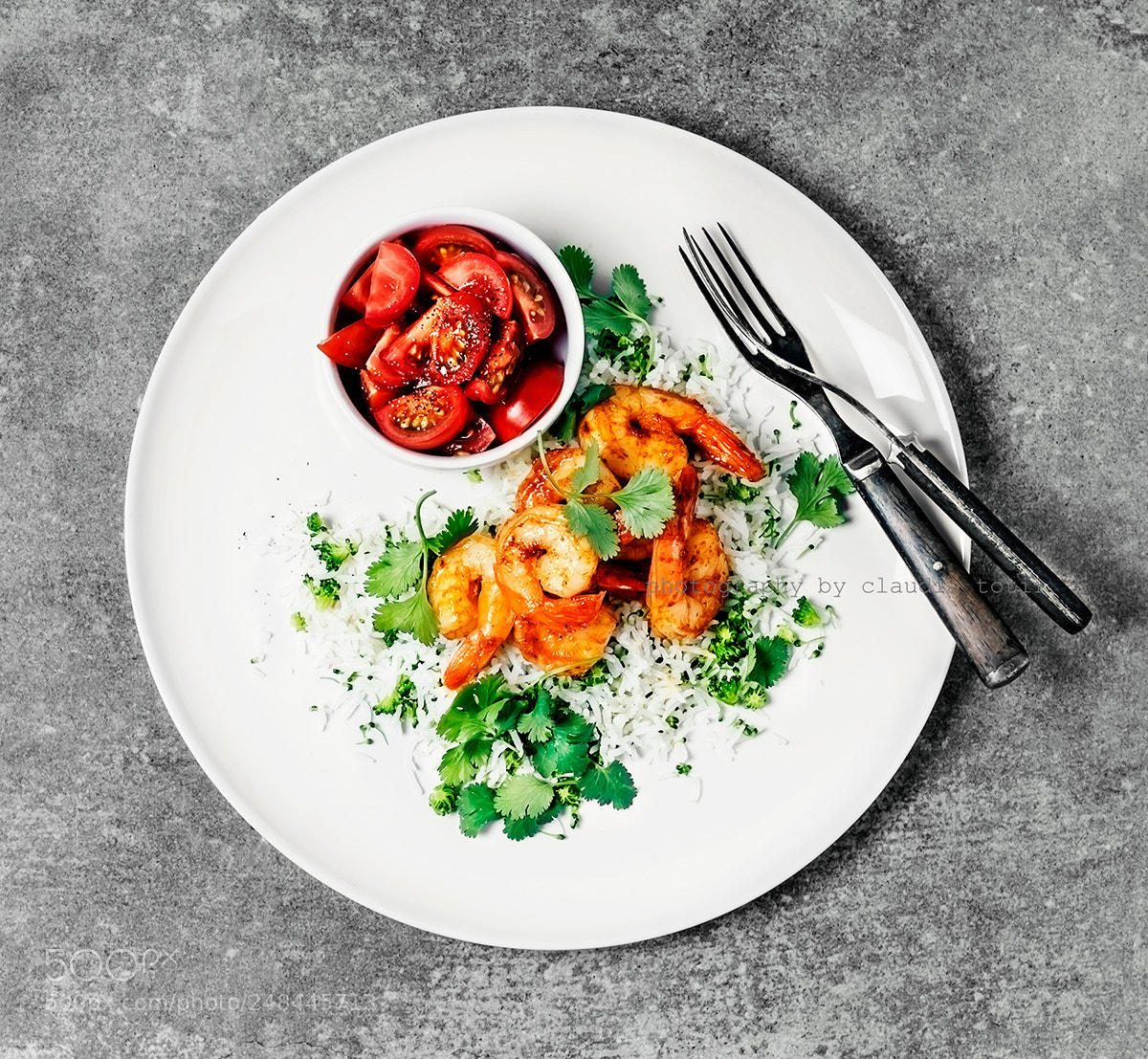 Sony a7R sample photo. Rice with shrimp photography