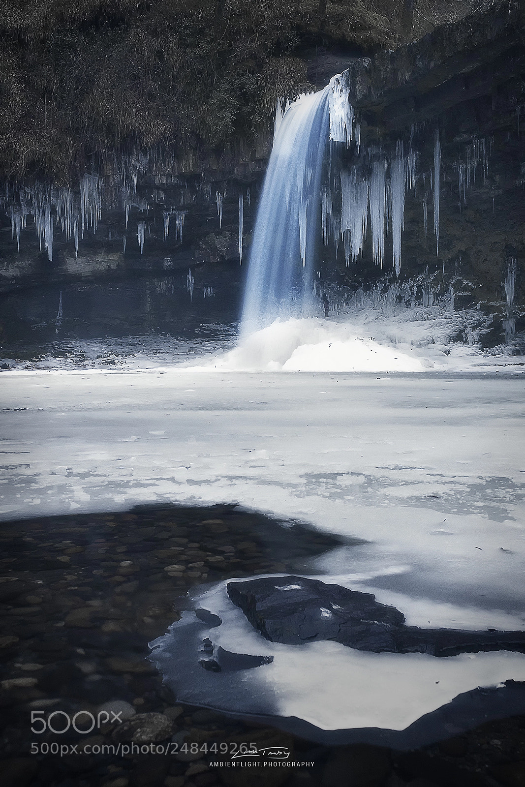 Canon EOS 1300D (EOS Rebel T6 / EOS Kiss X80) sample photo. Frozen falls photography