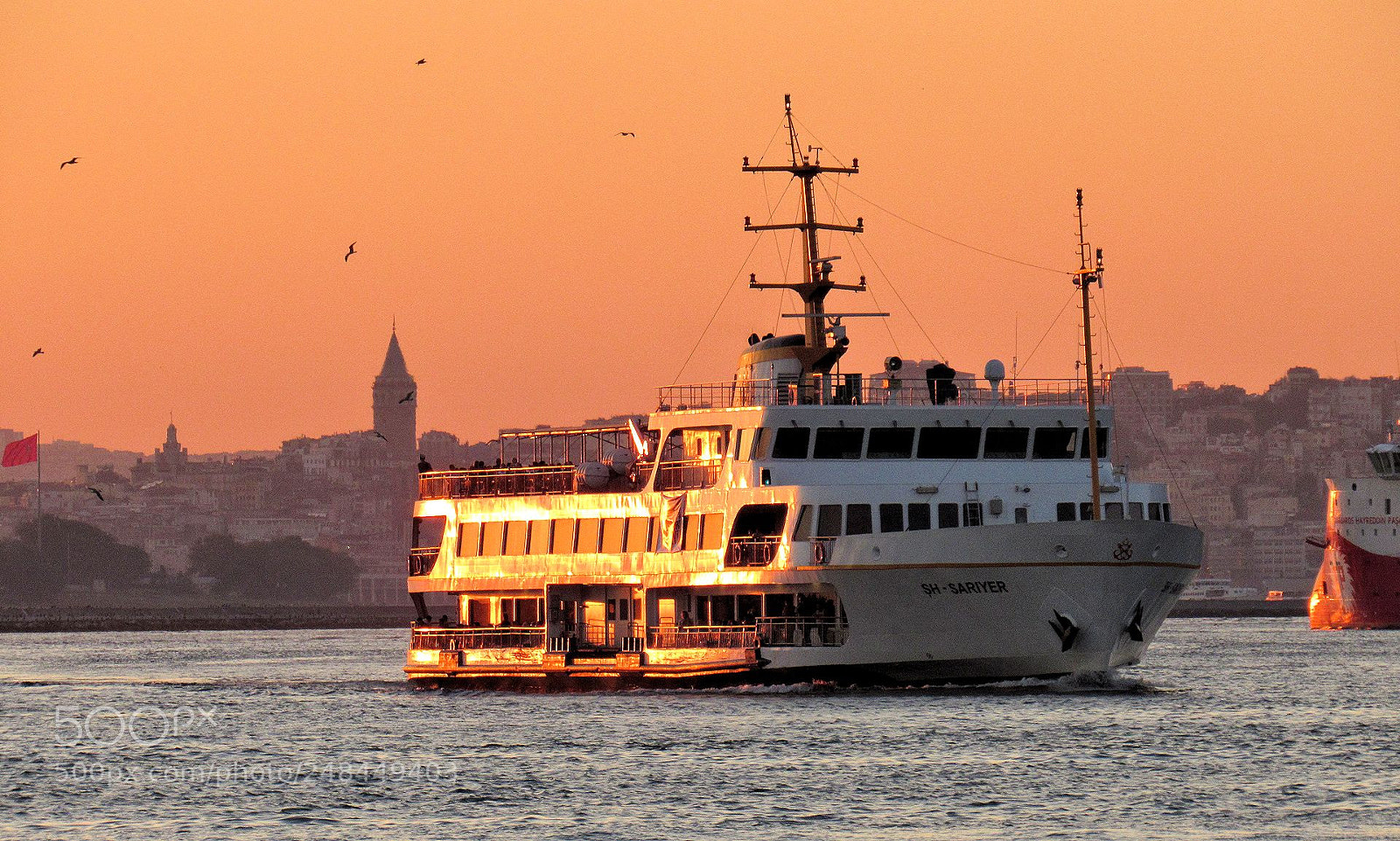 Canon PowerShot SX520 HS sample photo. Istanbul sunset photography