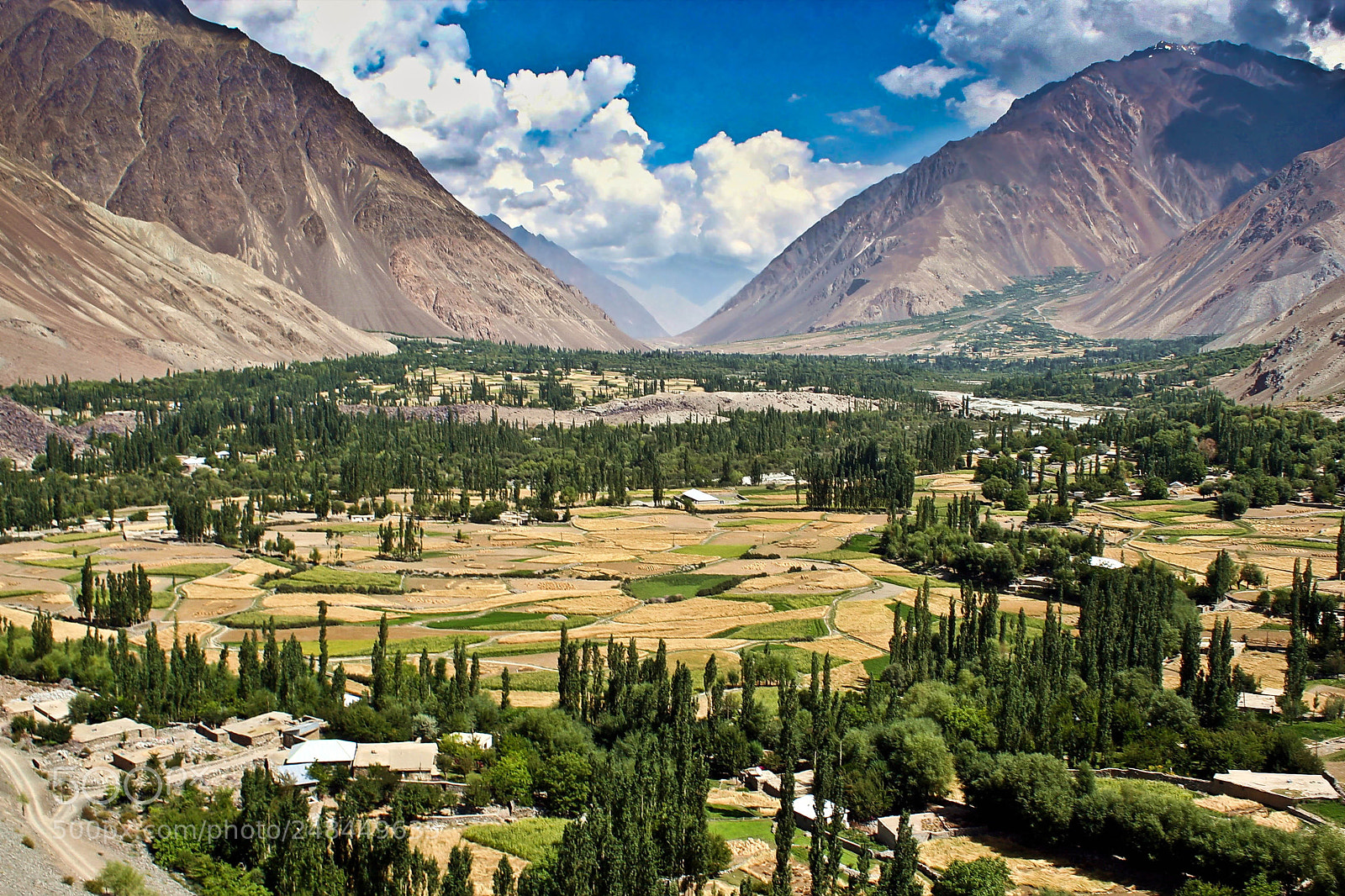 Canon EOS 20D sample photo. A village in chitral photography