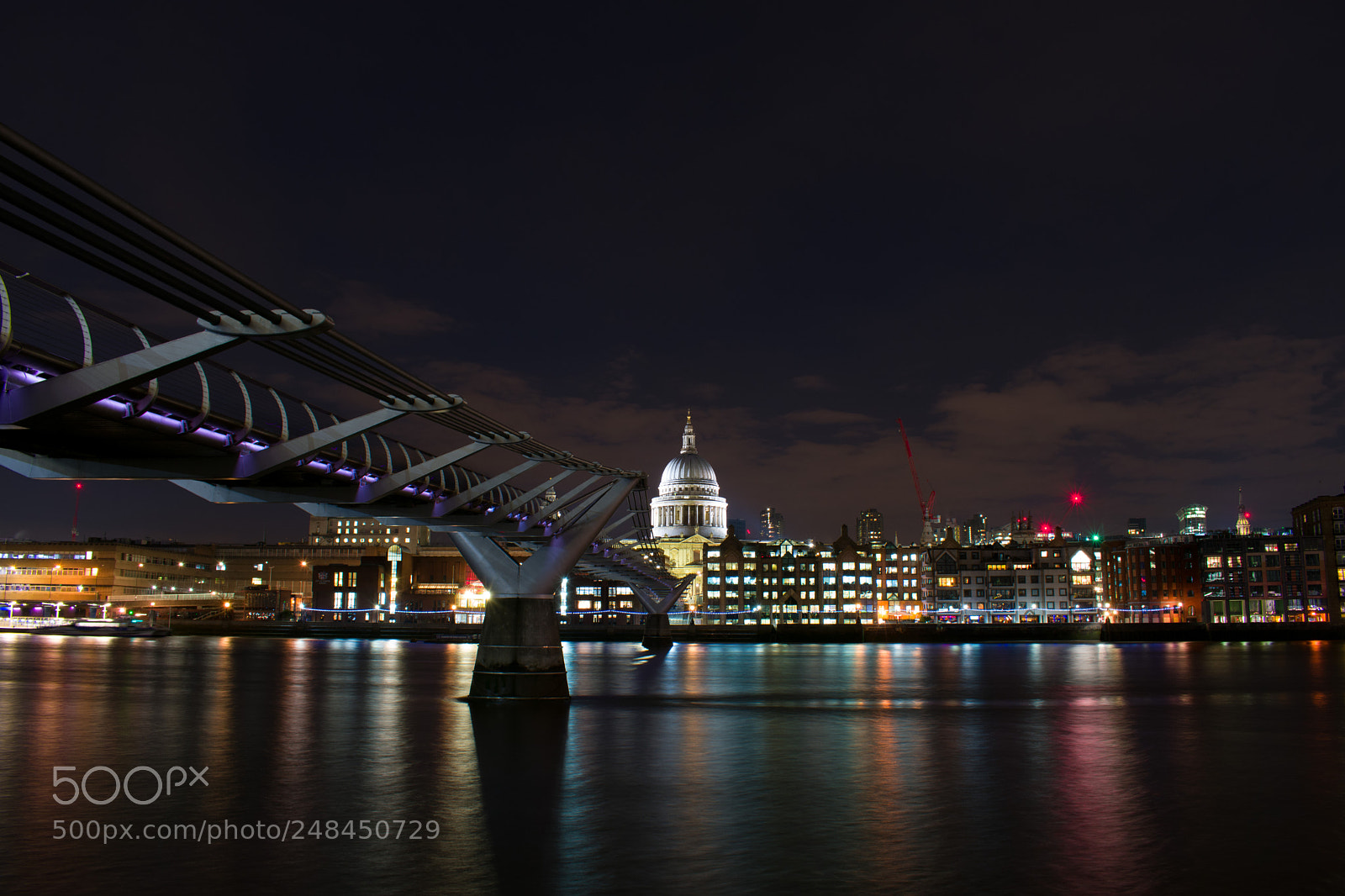 Nikon D3400 sample photo. Millenium bridge photography