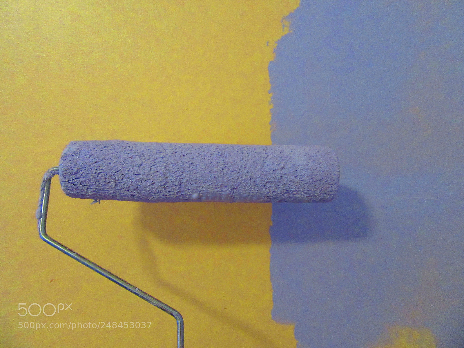 Canon PowerShot SX610 HS sample photo. Paint roller photography