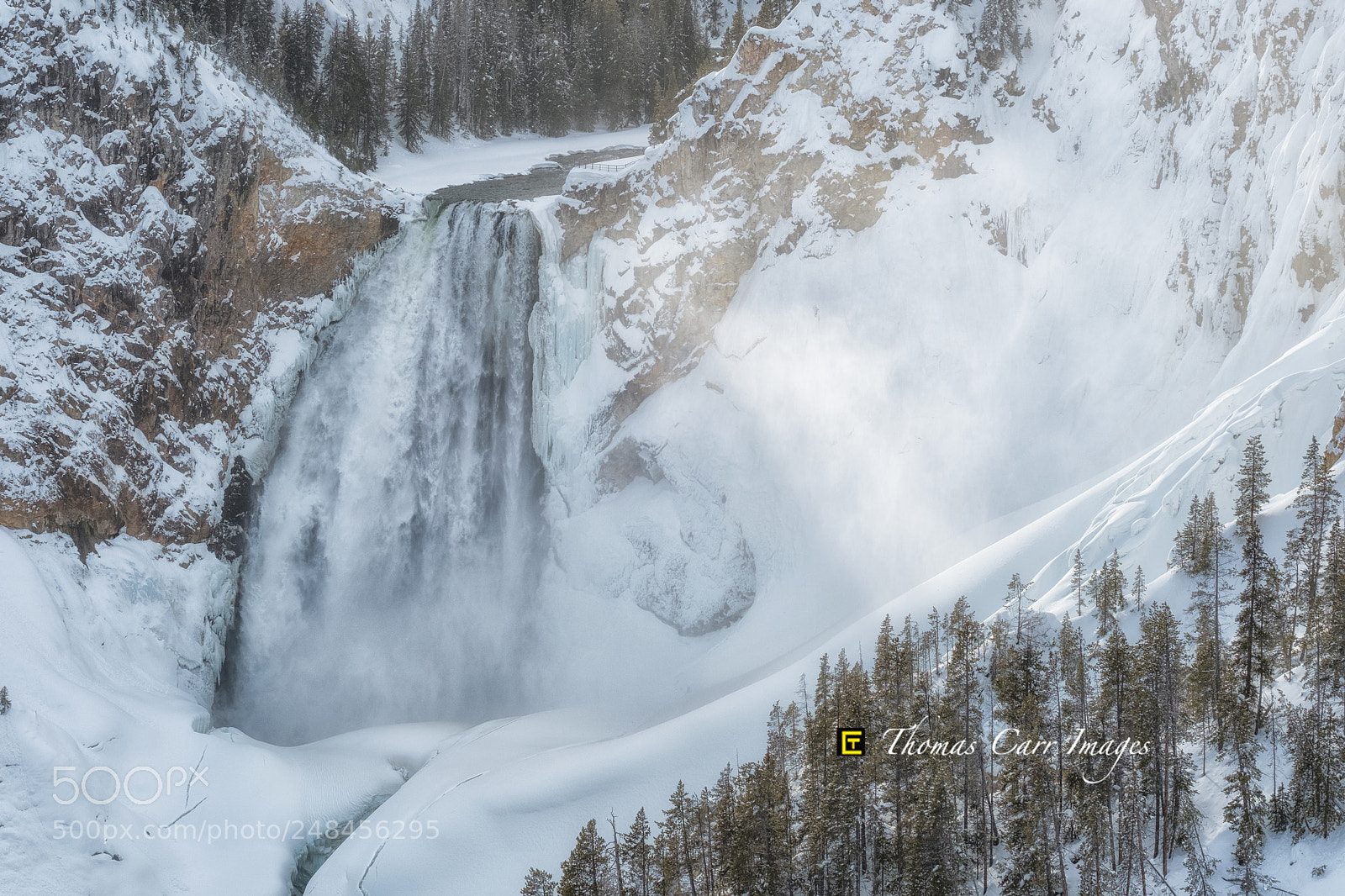 Fujifilm X-T2 sample photo. Lower falls in winter photography