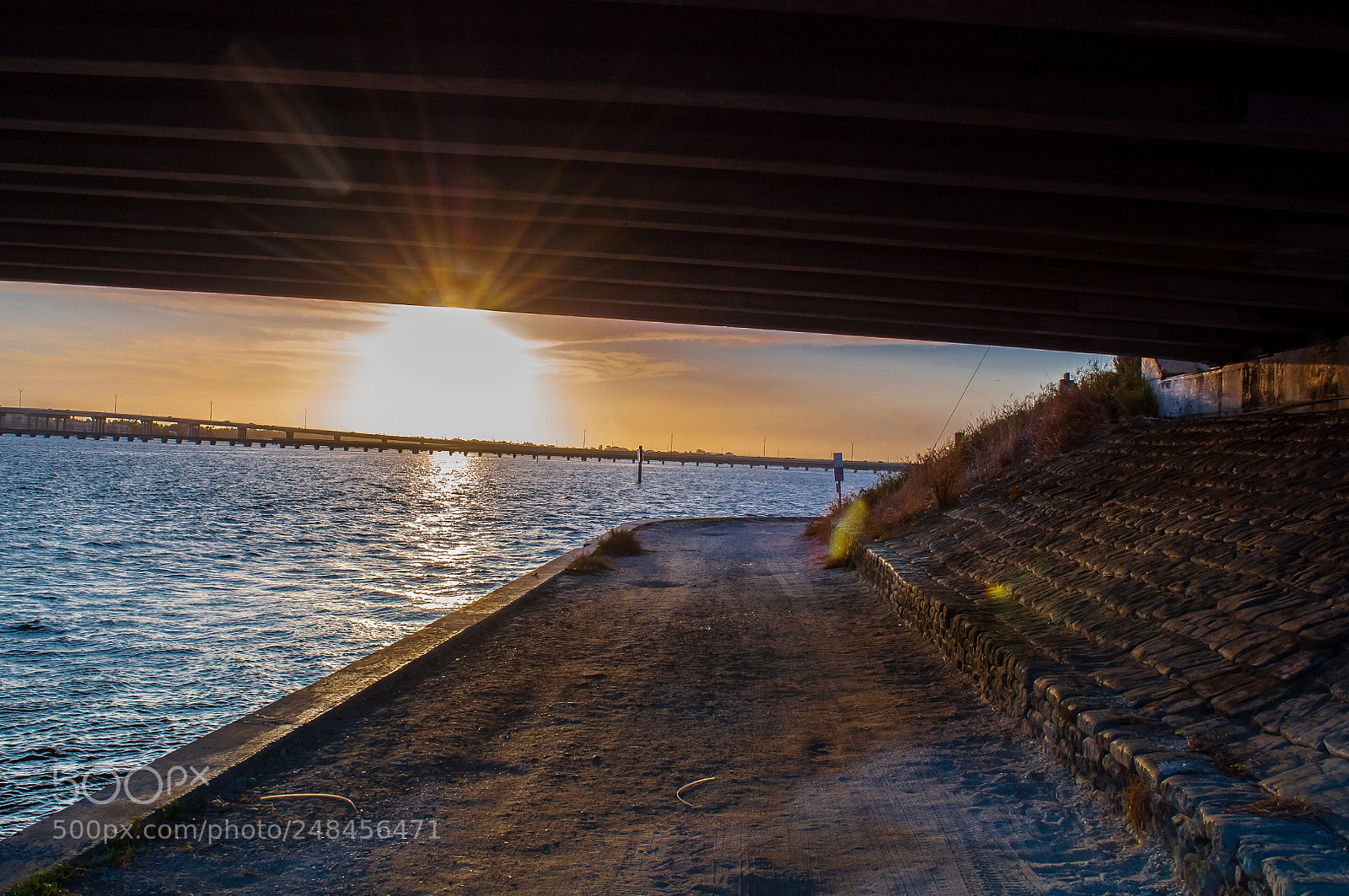 Nikon D5000 sample photo. Under the bridge to photography