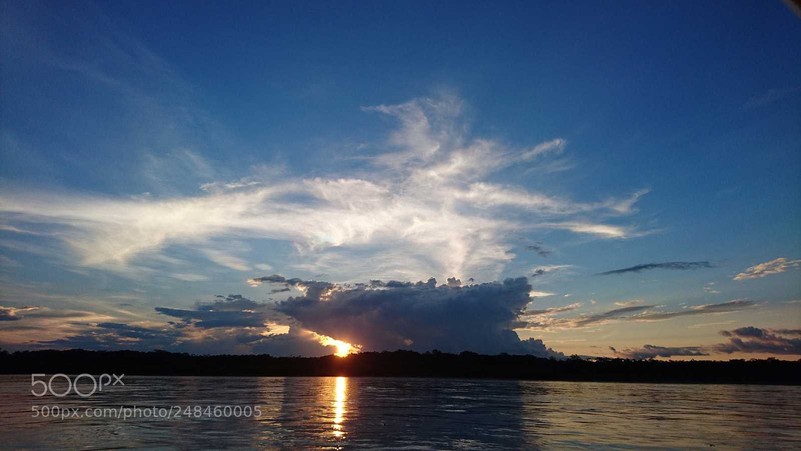 Sony Xperia Z5 sample photo. Sunset in the amazon photography