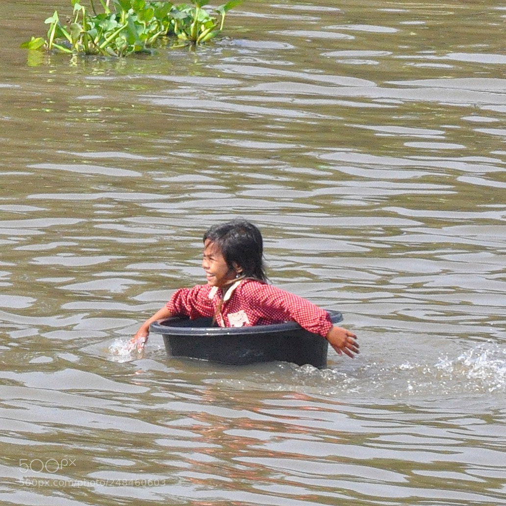 Nikon D90 sample photo. Floating village between siem photography