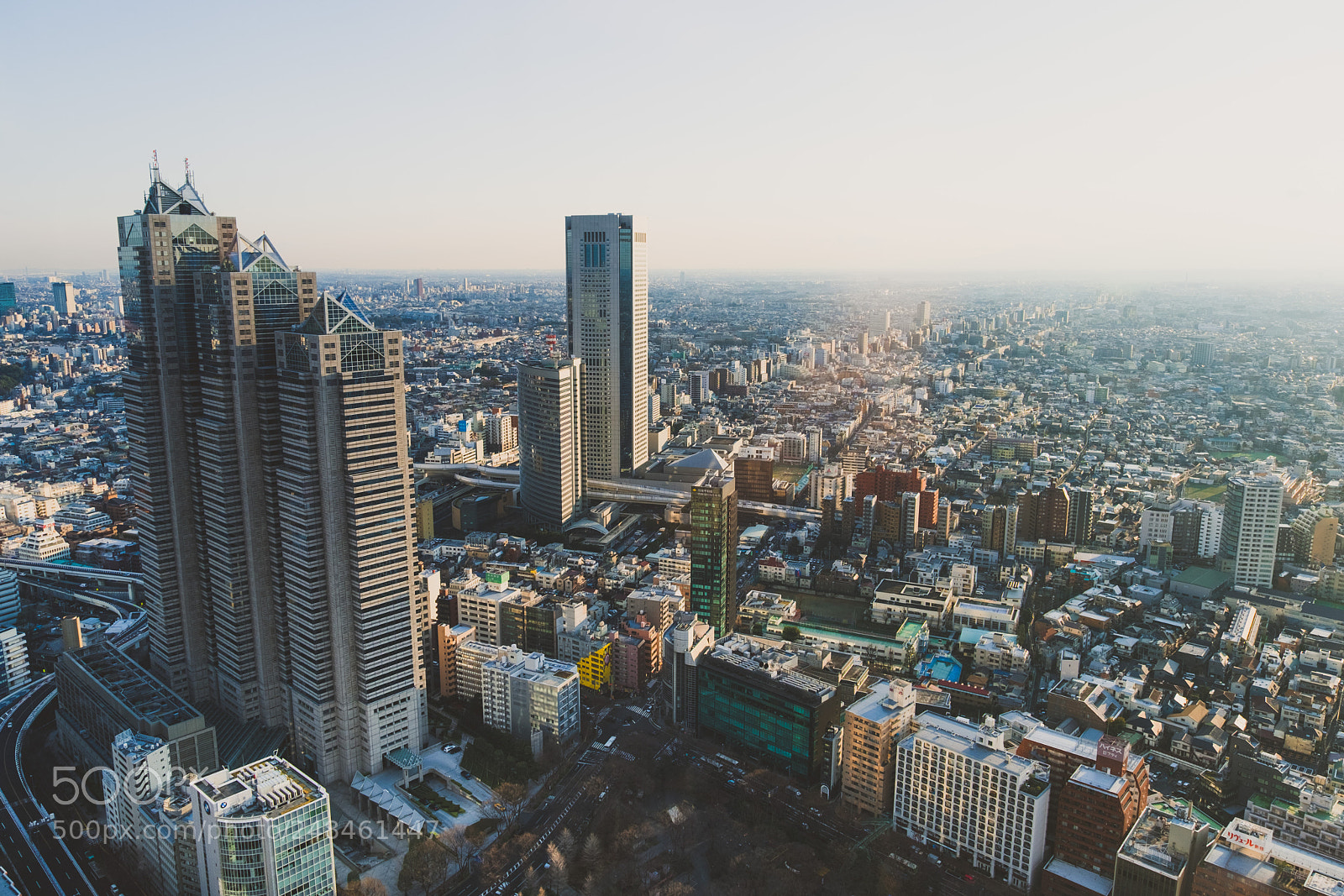 Fujifilm X-T2 sample photo. Tokyo skyline from shinjuku photography